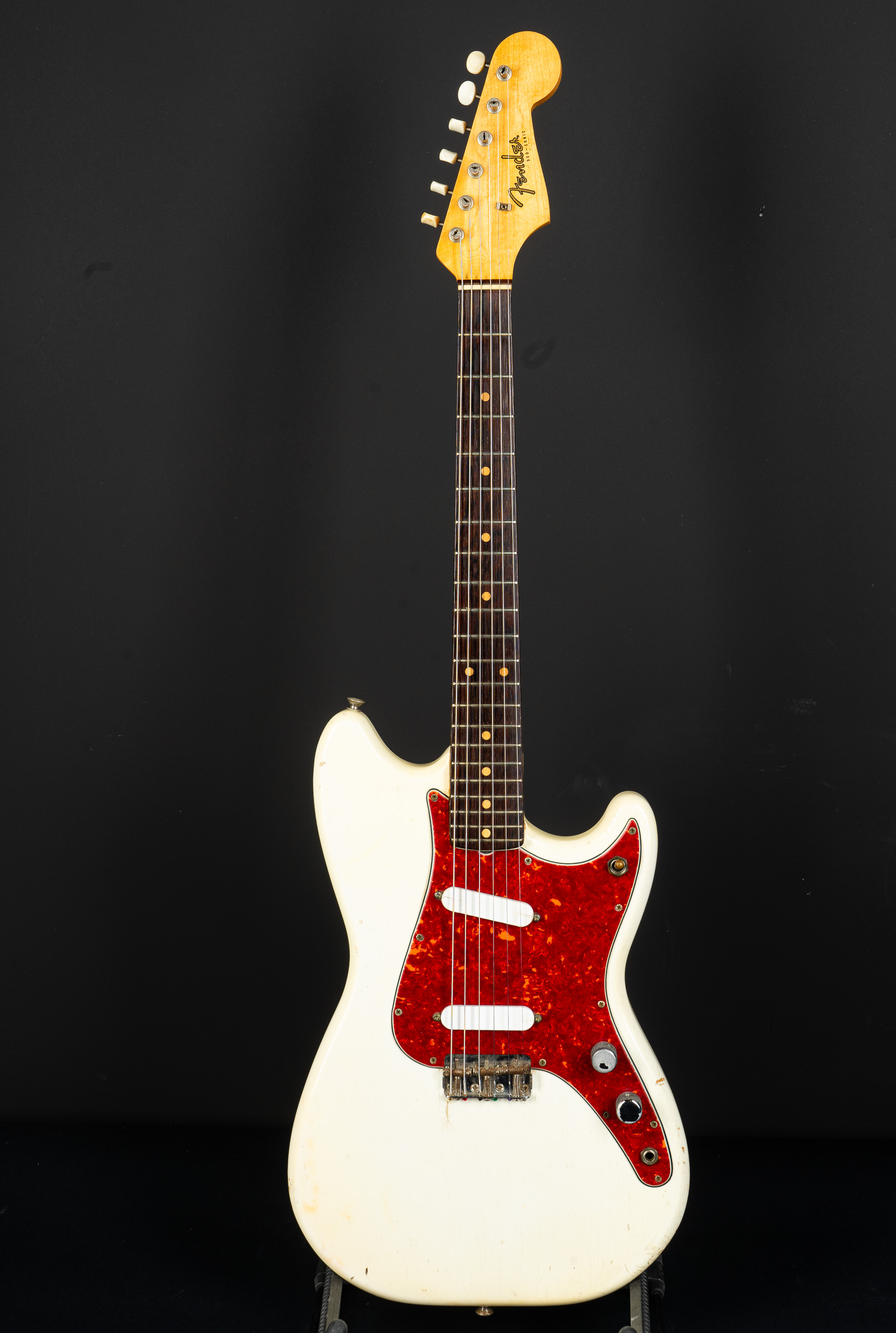 1963 Fender Duo Sonic - Olympic White - GuitarPoint