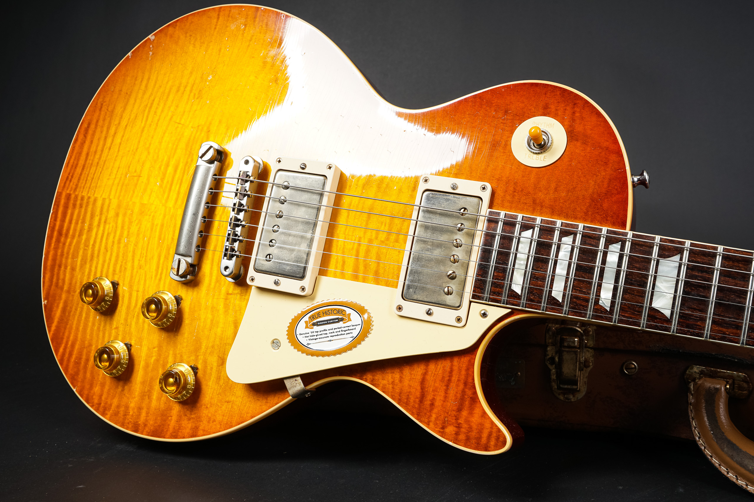 Gibson true historic 2017 メダリオン 2017 Gibson Les Paul 1959 True Historic Murphy Painted & Aged