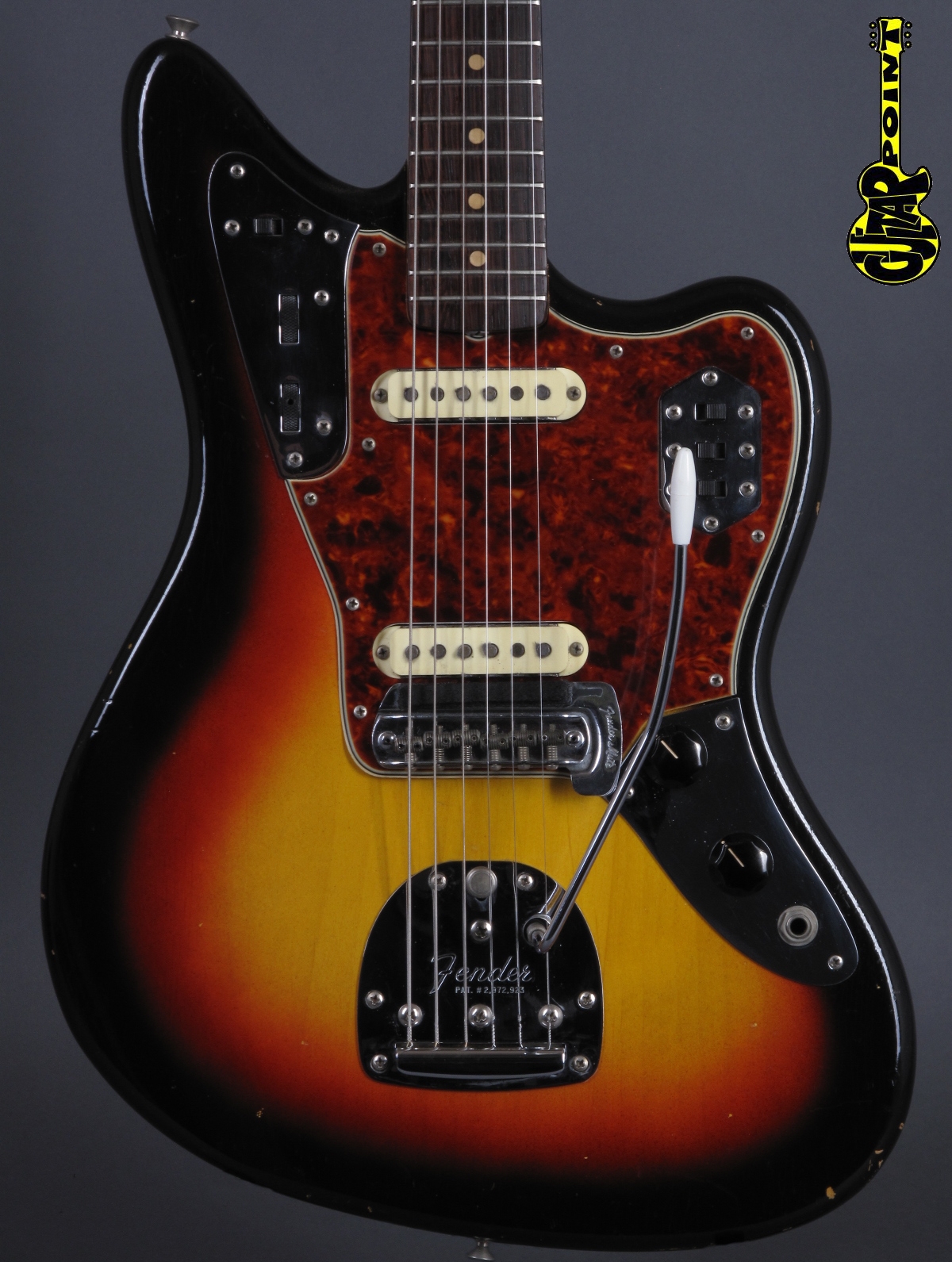 1964 Fender Jaguar 3 Tone Sunburst Guitarpoint 1227