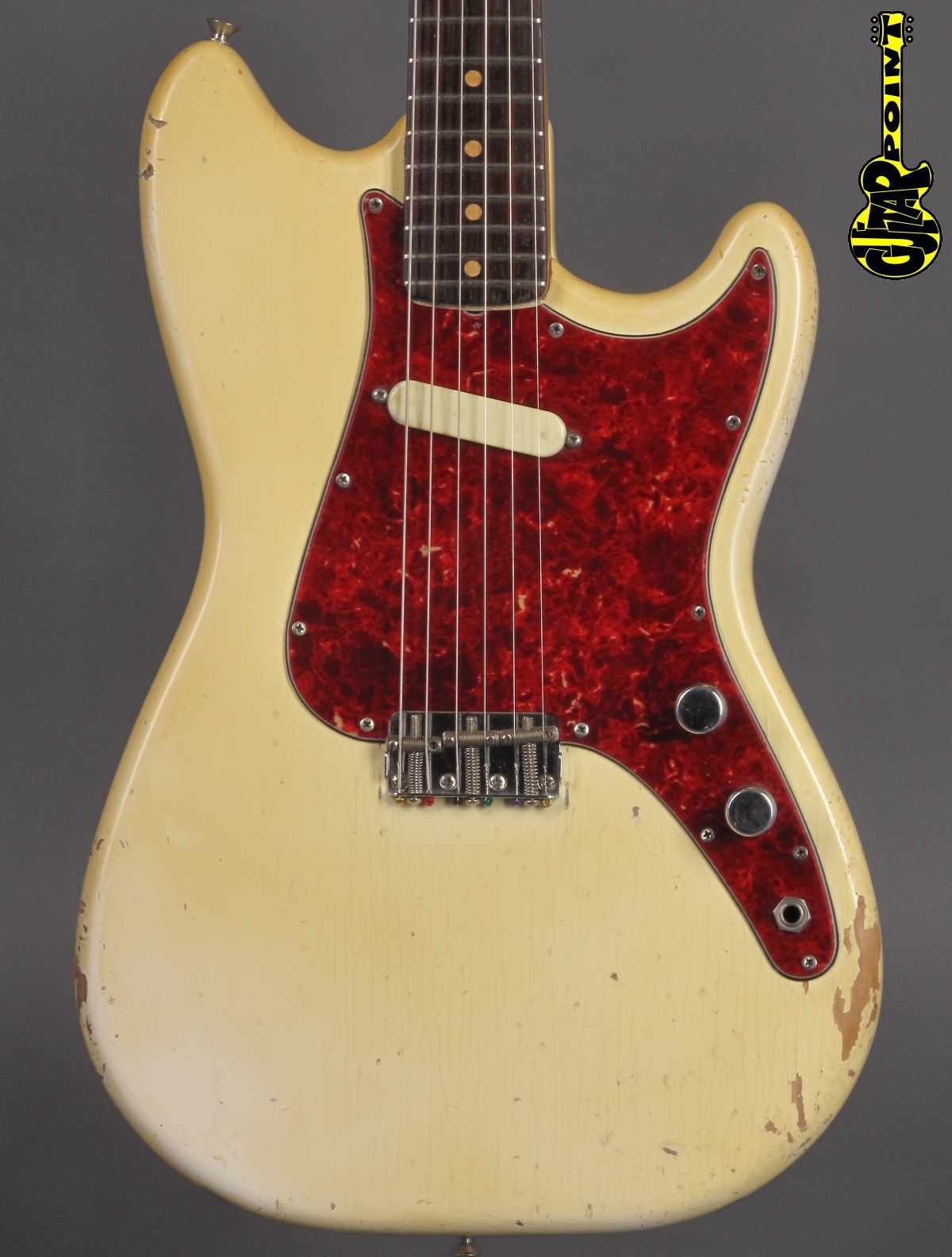 1964 Fender Musicmaster Olympic White Guitarpoint