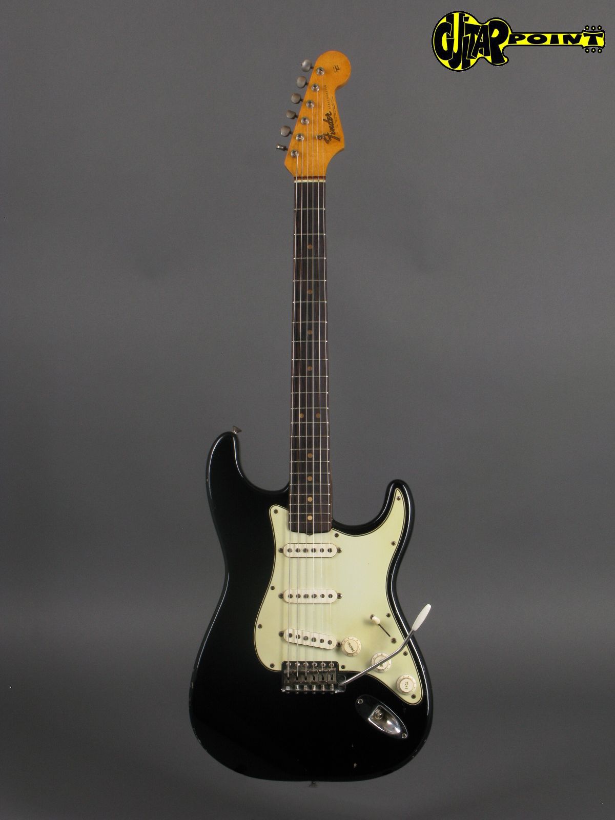 Fender Stratocaster ブラック レフティ Fender American Standard Stratocaster Black 1992 – Chicago