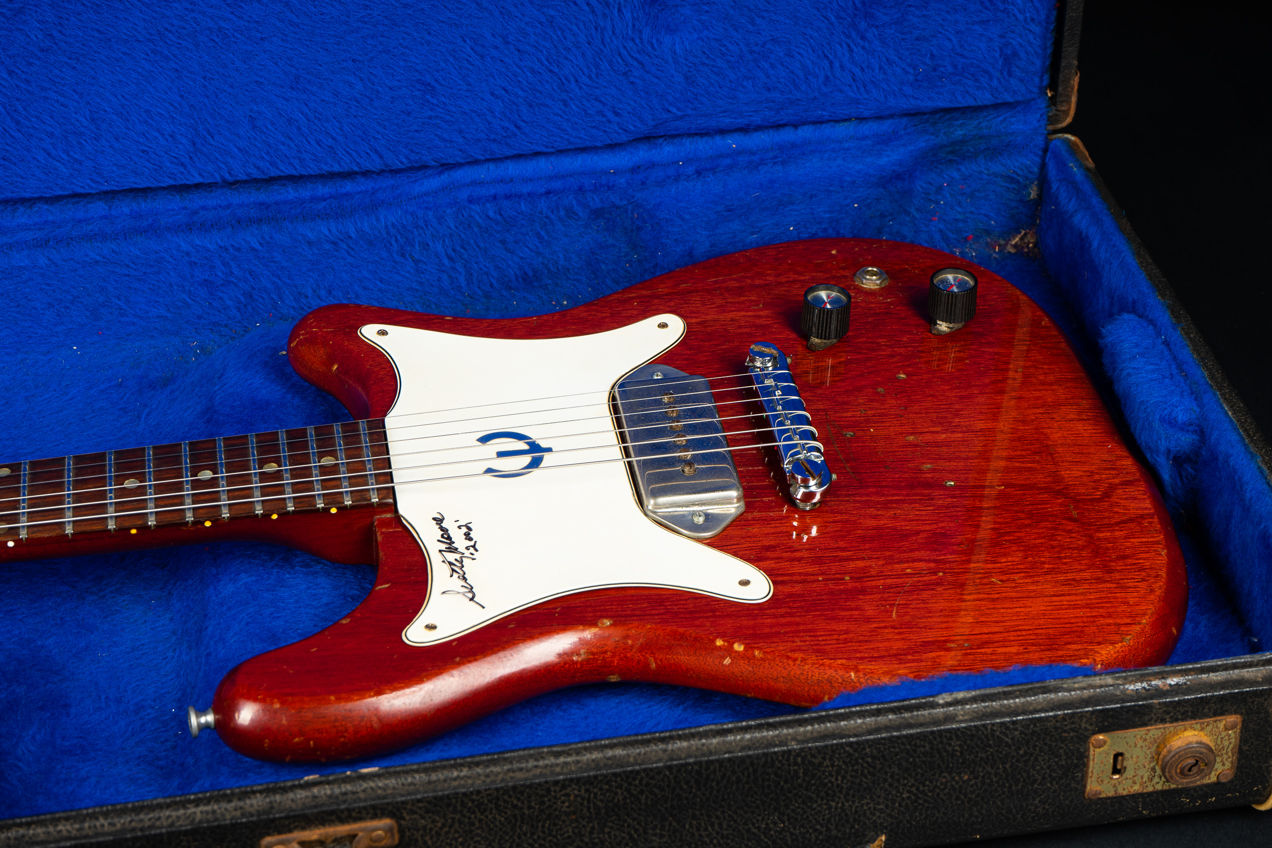 1965 Epiphone Coronet - Cherry - GuitarPoint