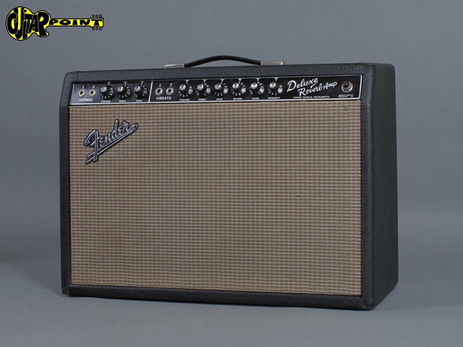 1965 Fender Deluxe Reverb Blackface Amplifier