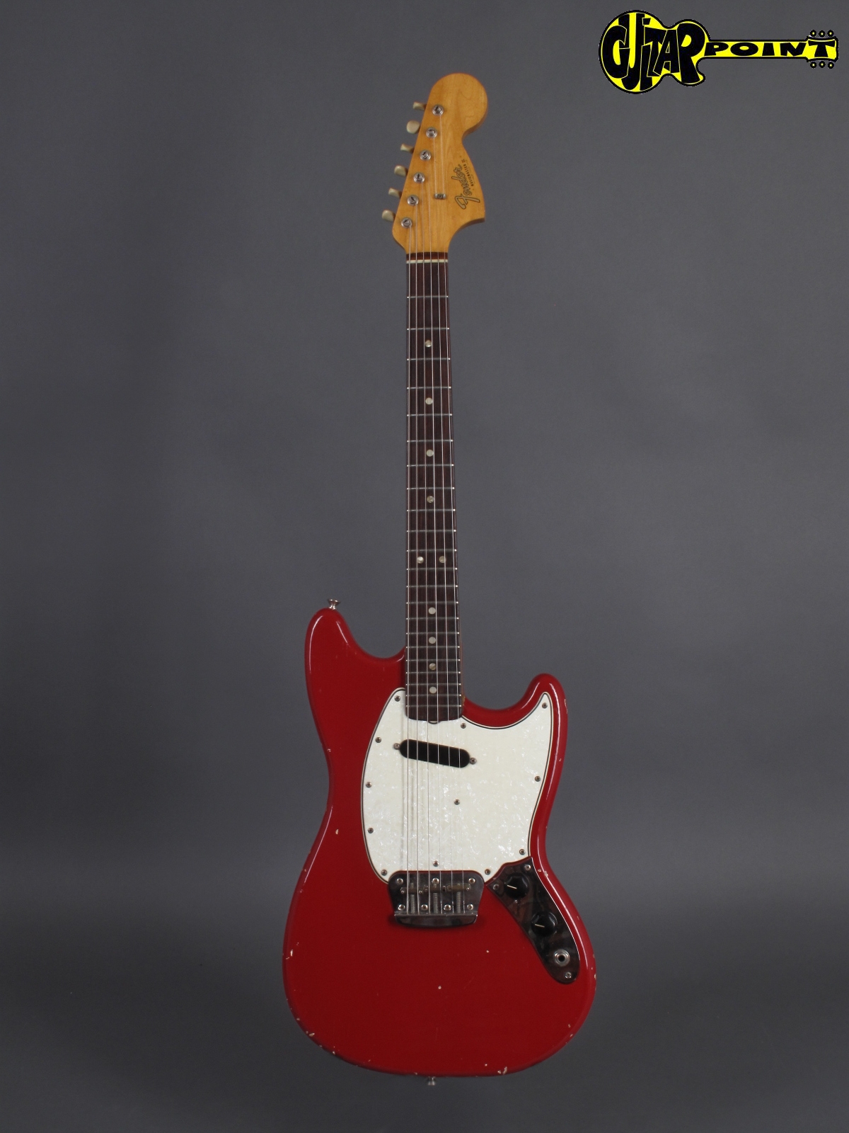 1965 Fender Musicmaster II Dacota Red GuitarPoint