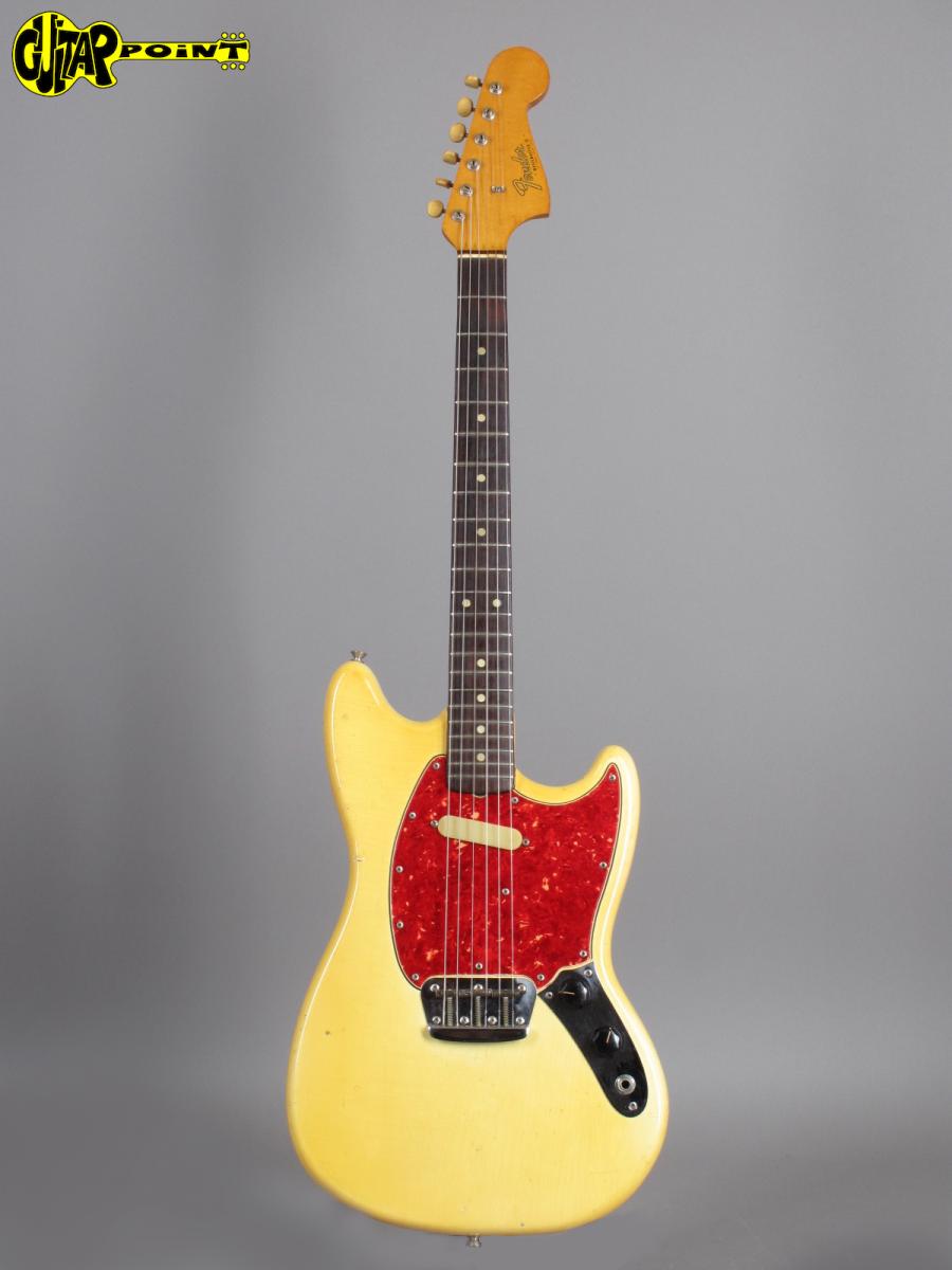 1965 Fender Musicmaster II – Olympic White – GuitarPoint
