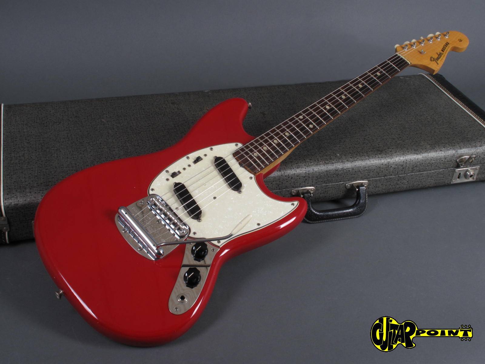 1965 Fender Mustang – Dakota Red – GuitarPoint