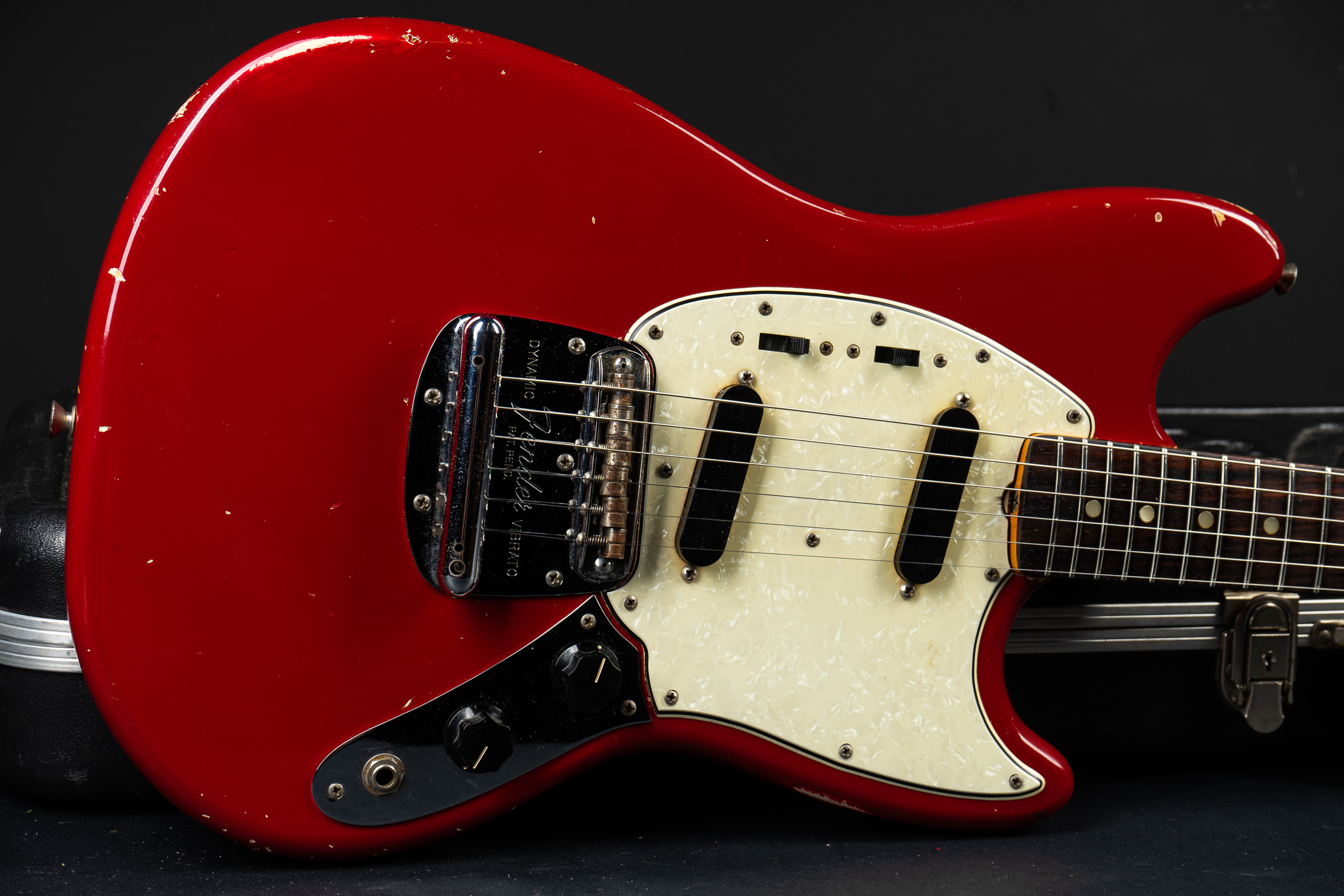 1965 Fender Mustang - Red - GuitarPoint