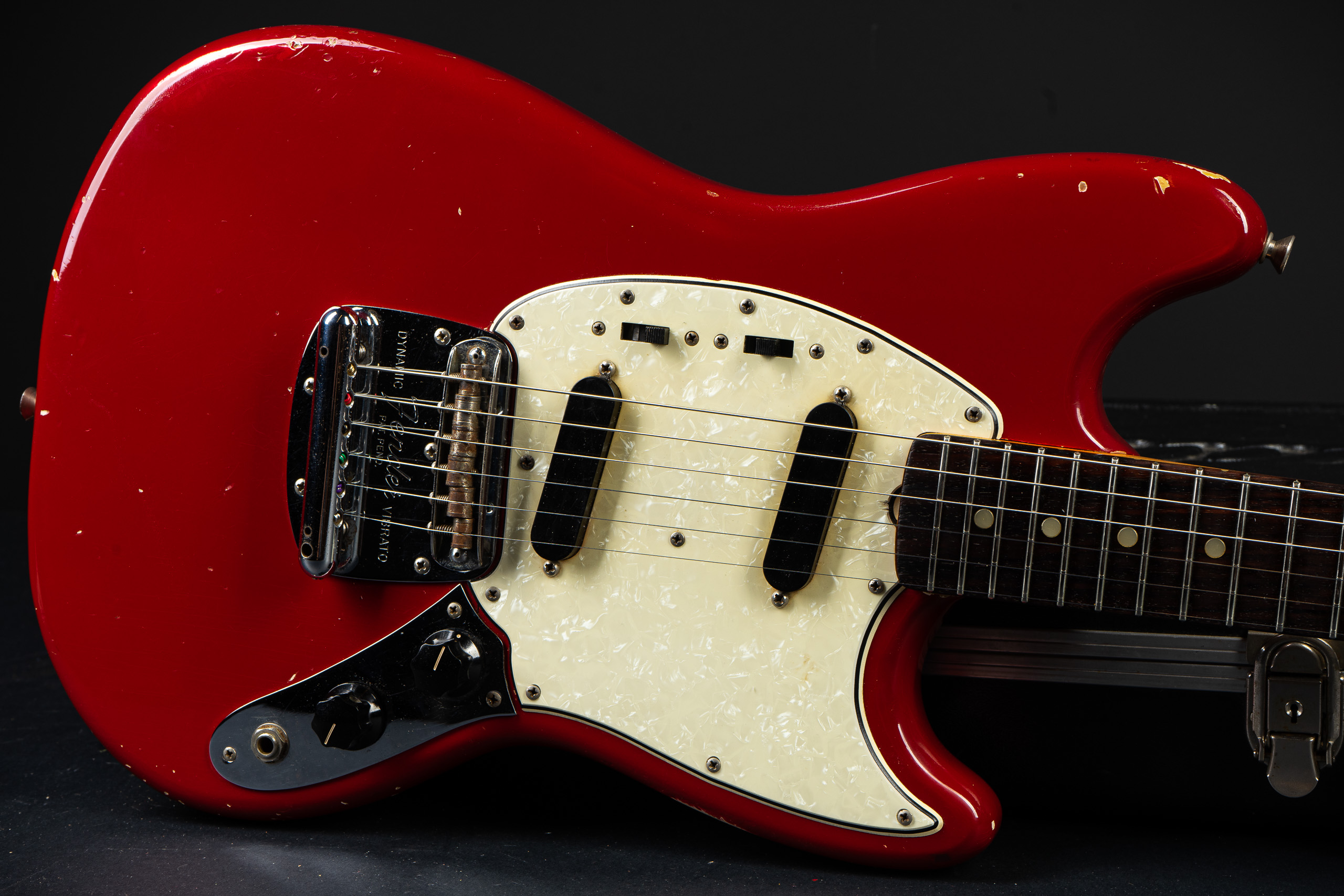 1965 Fender Mustang - Red - GuitarPoint