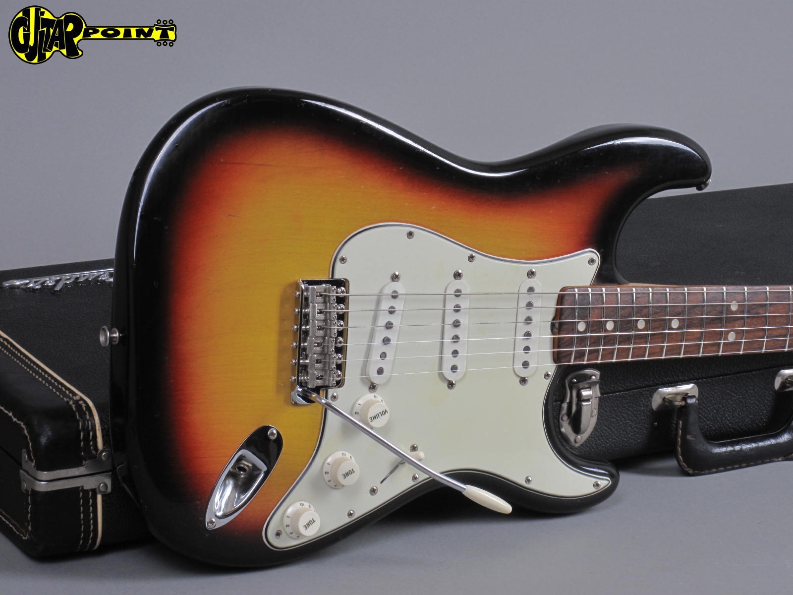 sunburst strat parchment pickguard