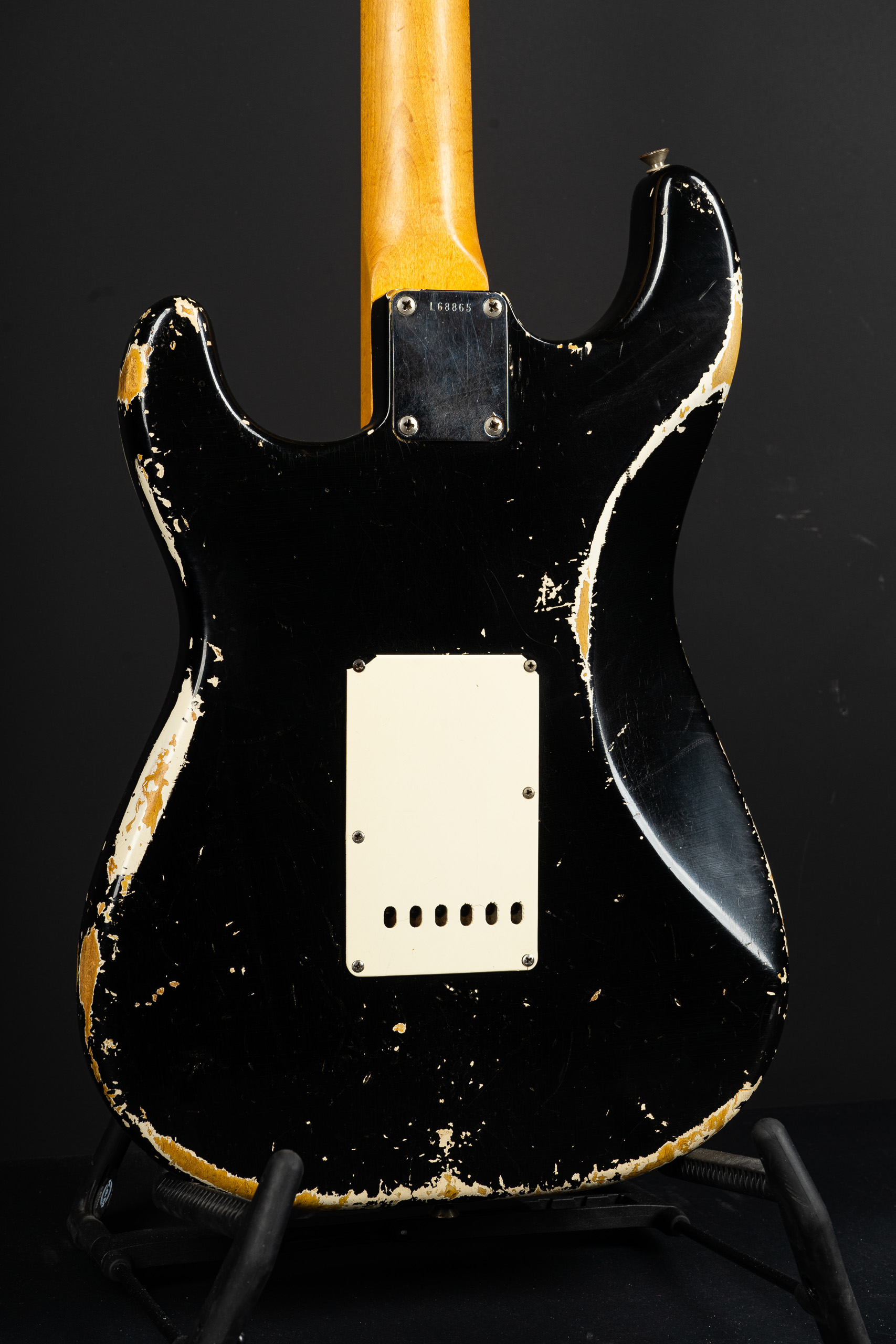 1965 Fender Stratocaster - Black - GuitarPoint