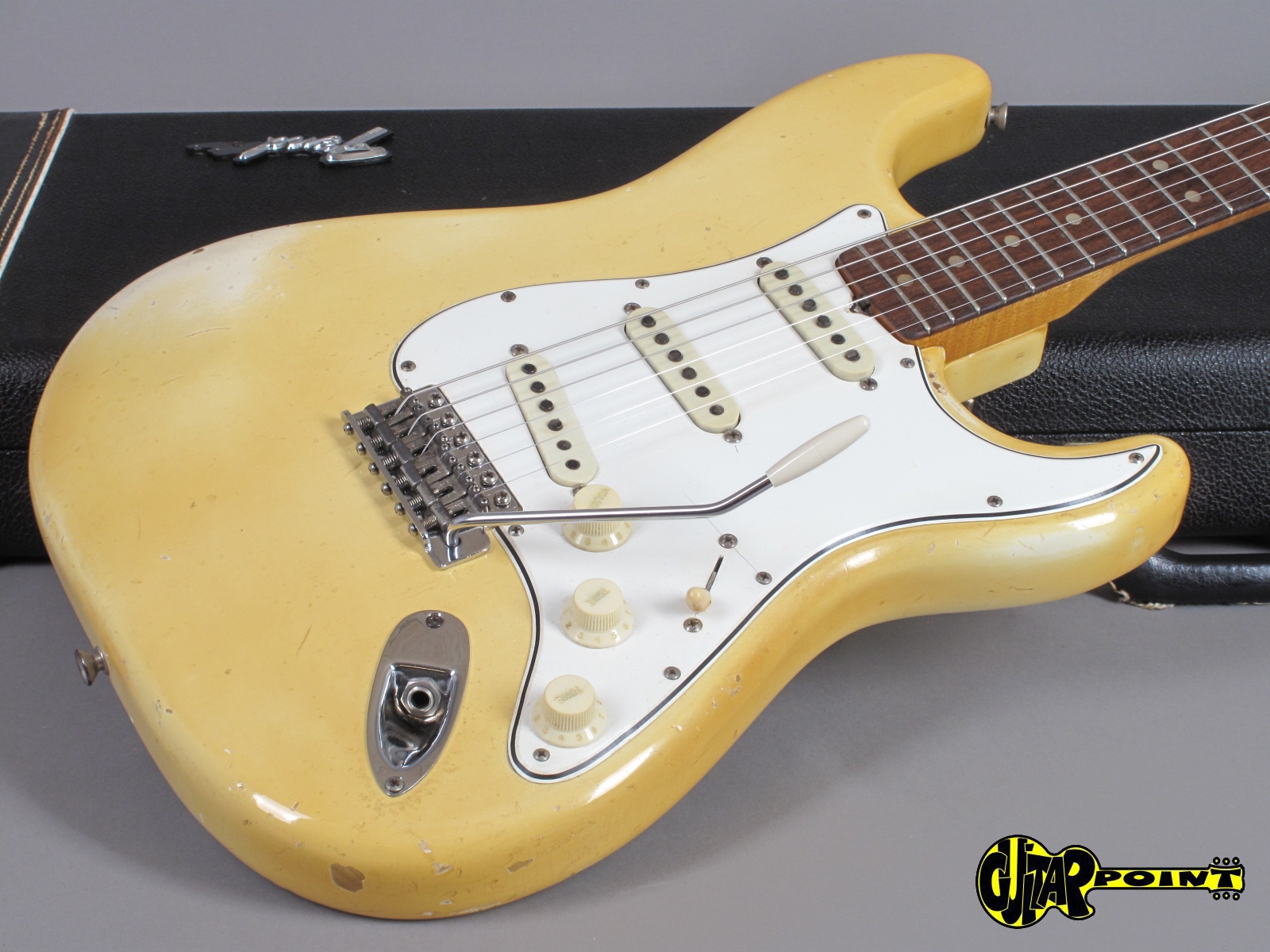 aged olympic white strat