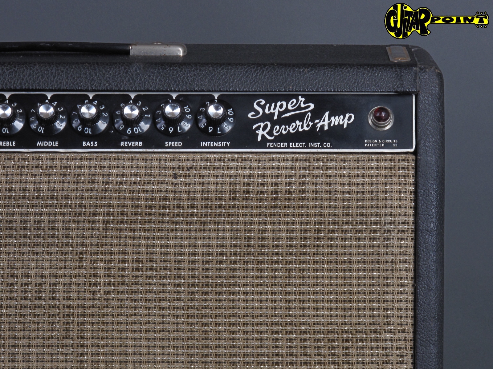 1965 Fender Super Reverb 4×10″ “Blackface” Amp – GuitarPoint