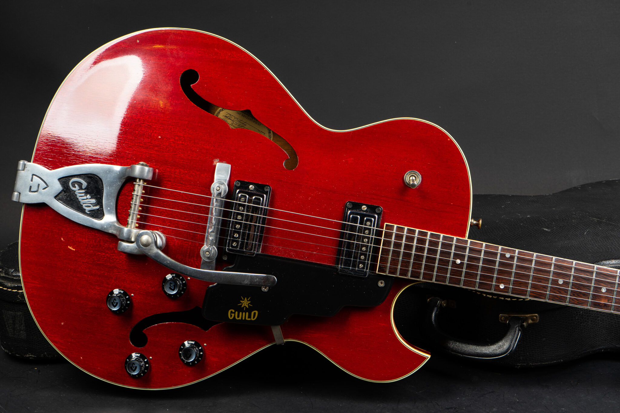 1965 Guild Starfire III – Cherry – GuitarPoint