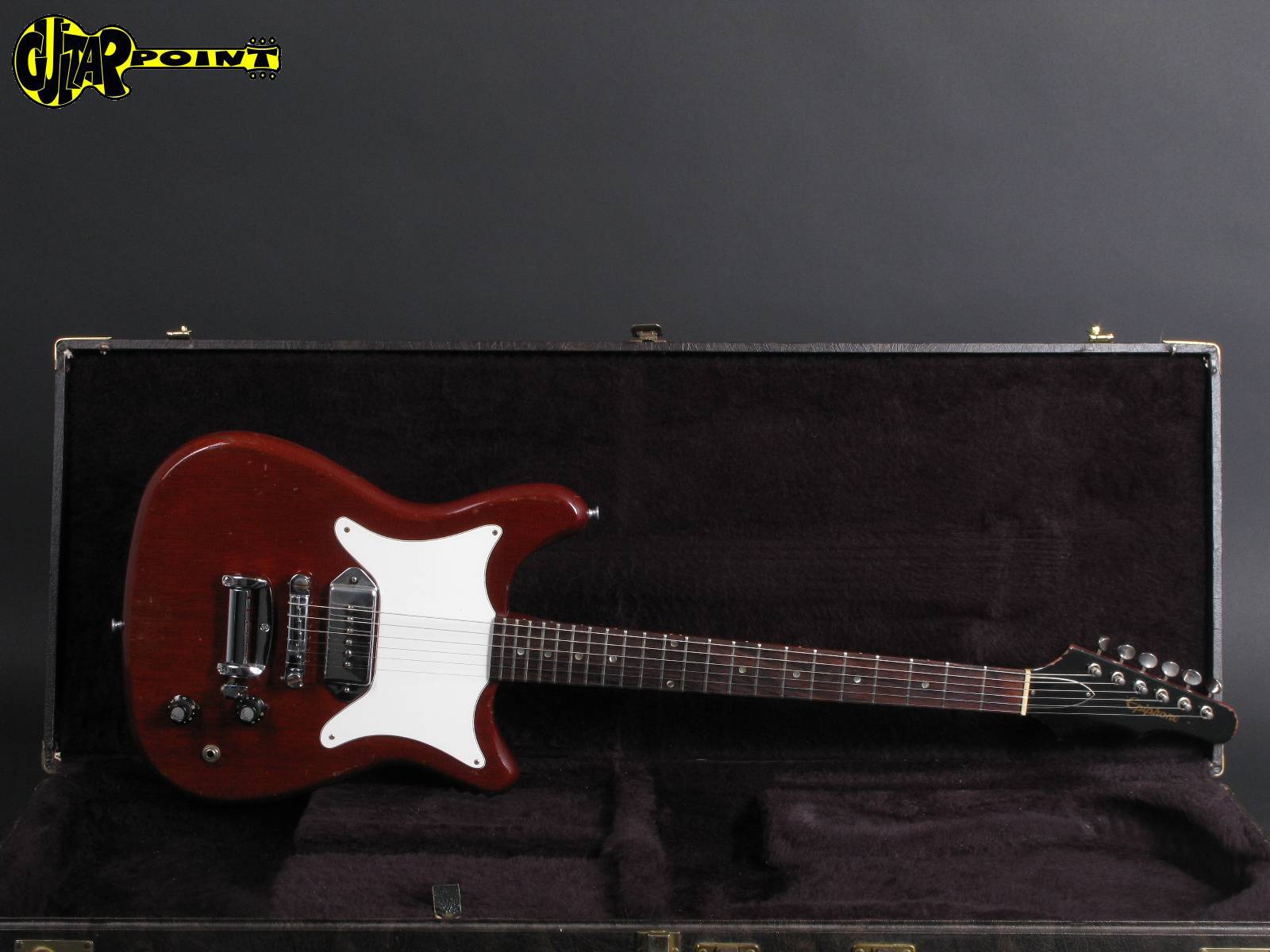 1966 Epiphone Coronet – Cherry – GuitarPoint