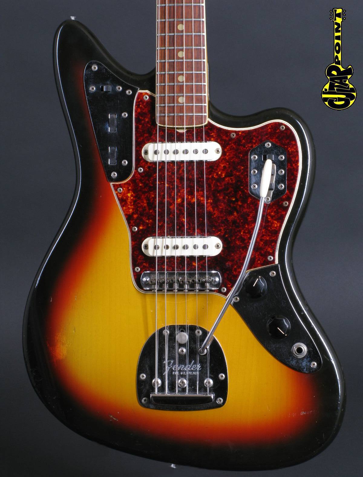 1966 Fender Jaguar 3tone Sunburst GuitarPoint