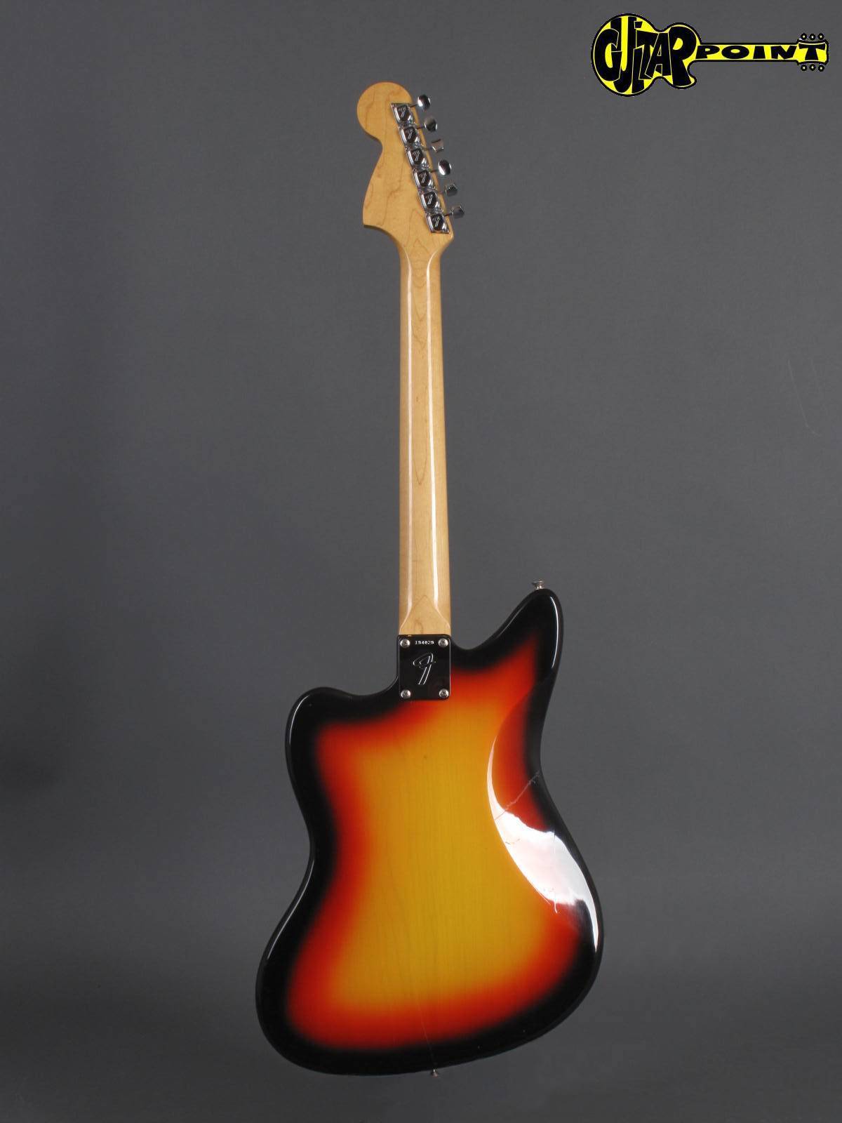 1966 Fender Jaguar in 3-tone Sunburst – GuitarPoint