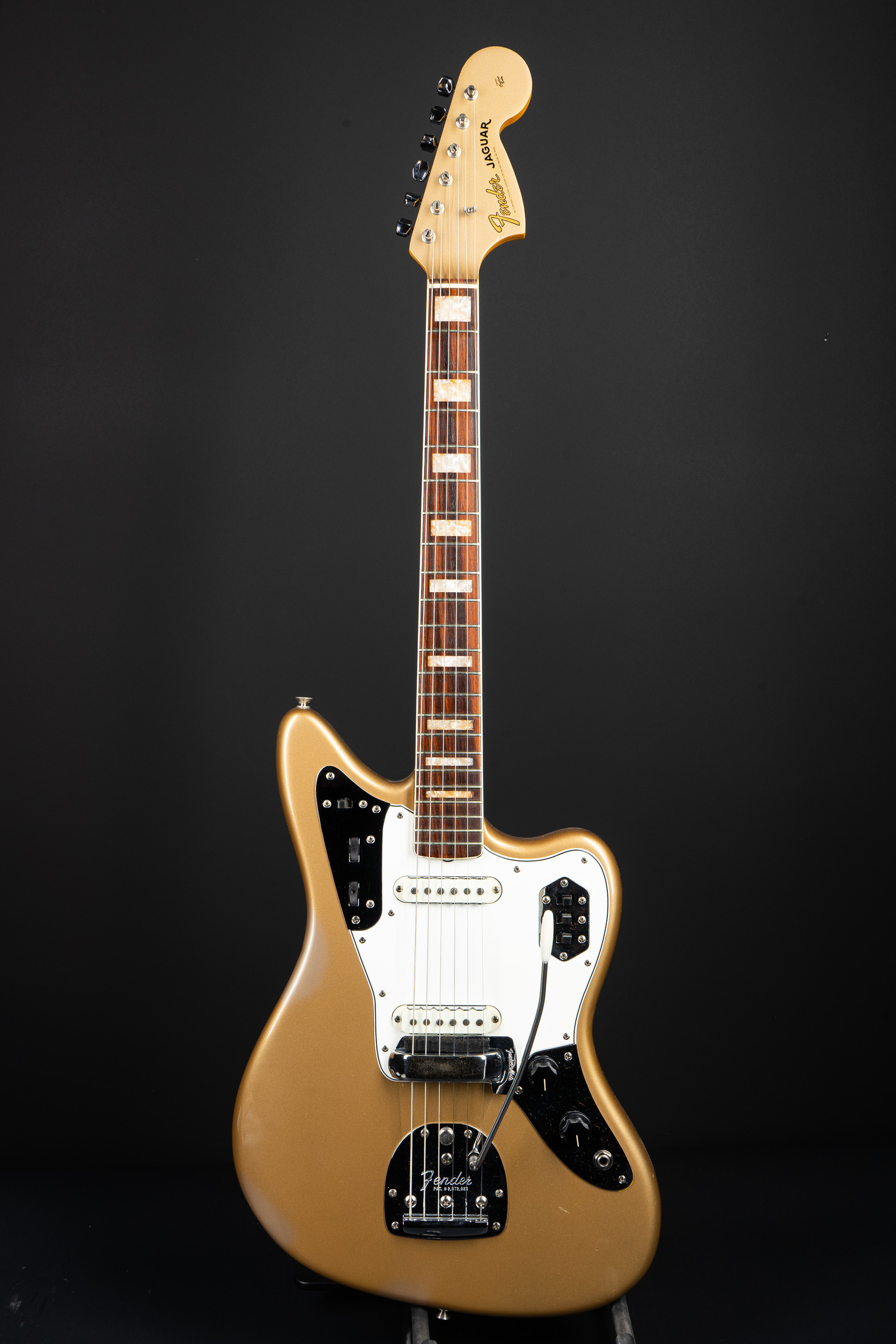 1966 Fender Jaguar - Firemist Gold exc+ - GuitarPoint