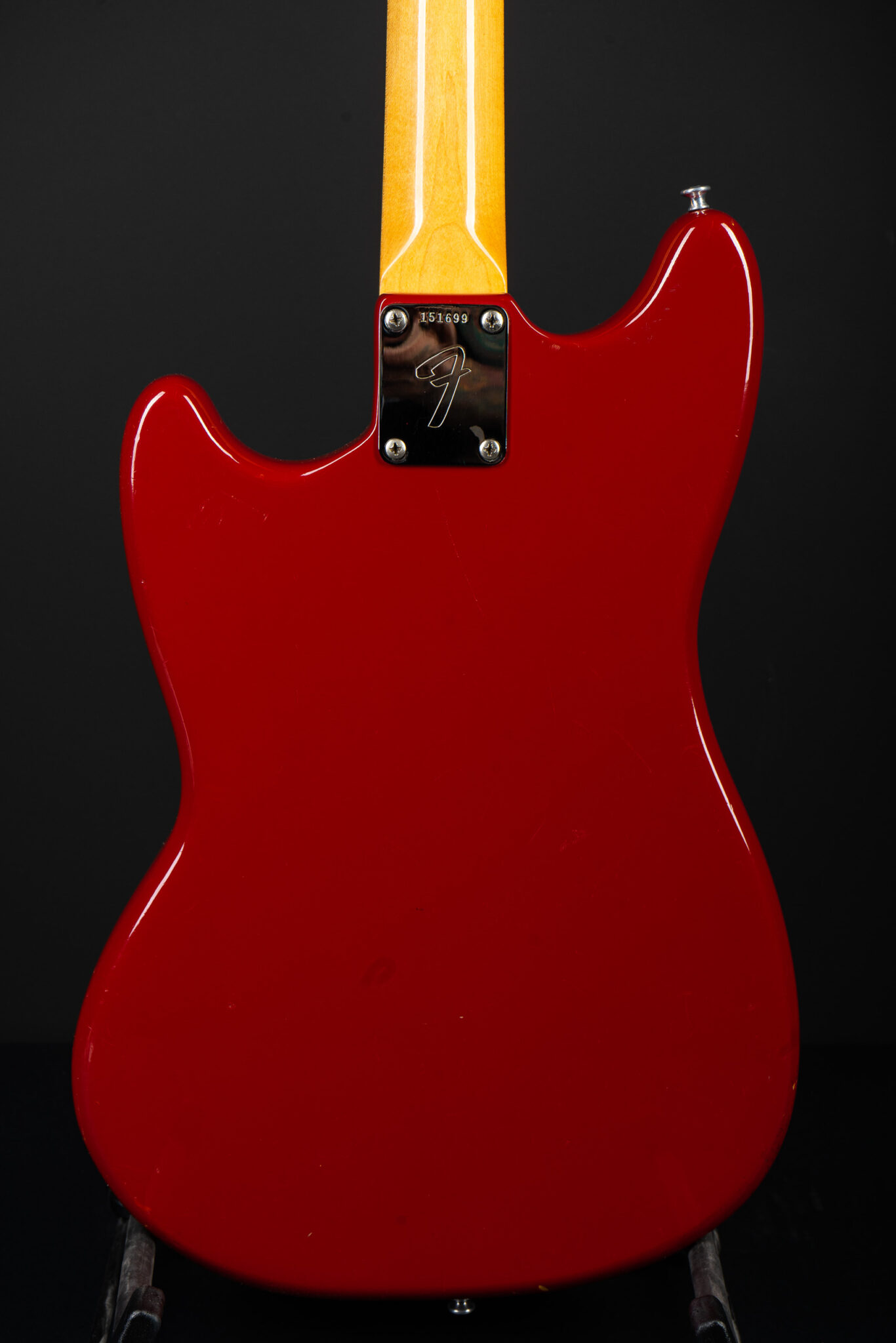 1966 Fender Musicmaster Ii Red Guitarpoint