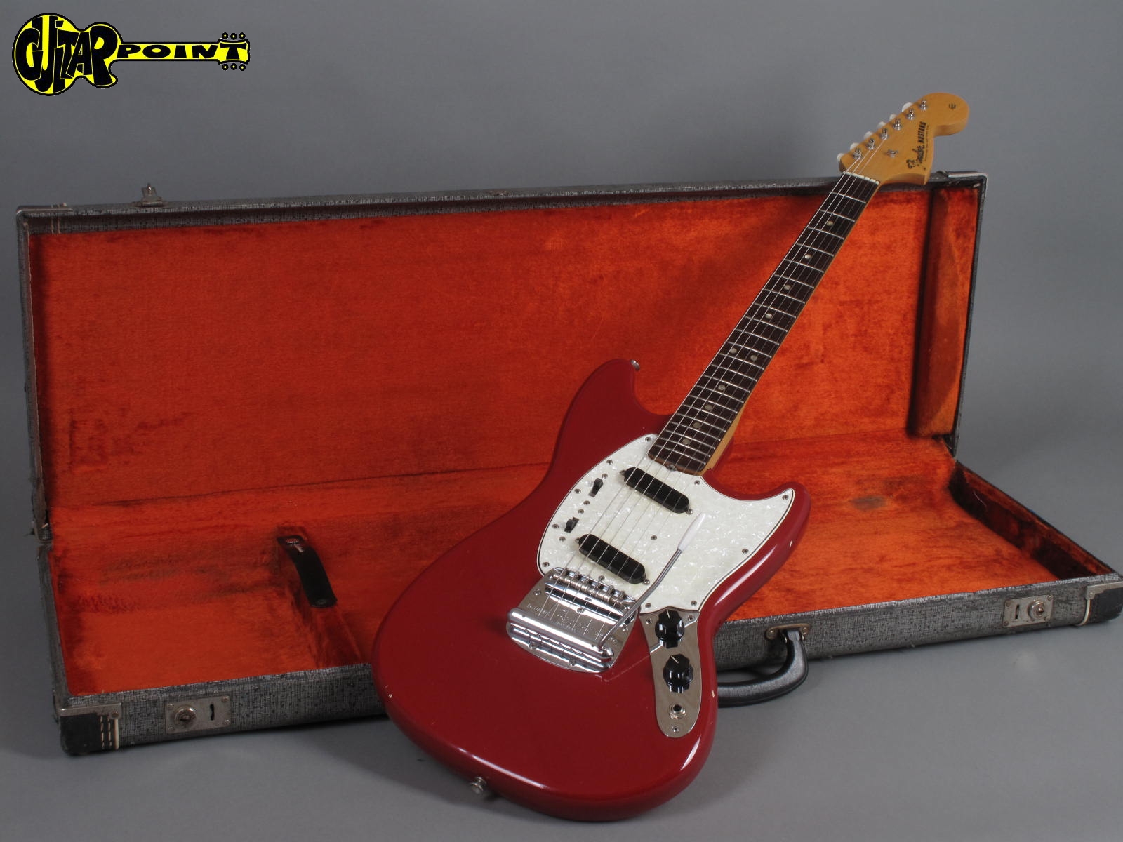 1965 fender mustang dakota red