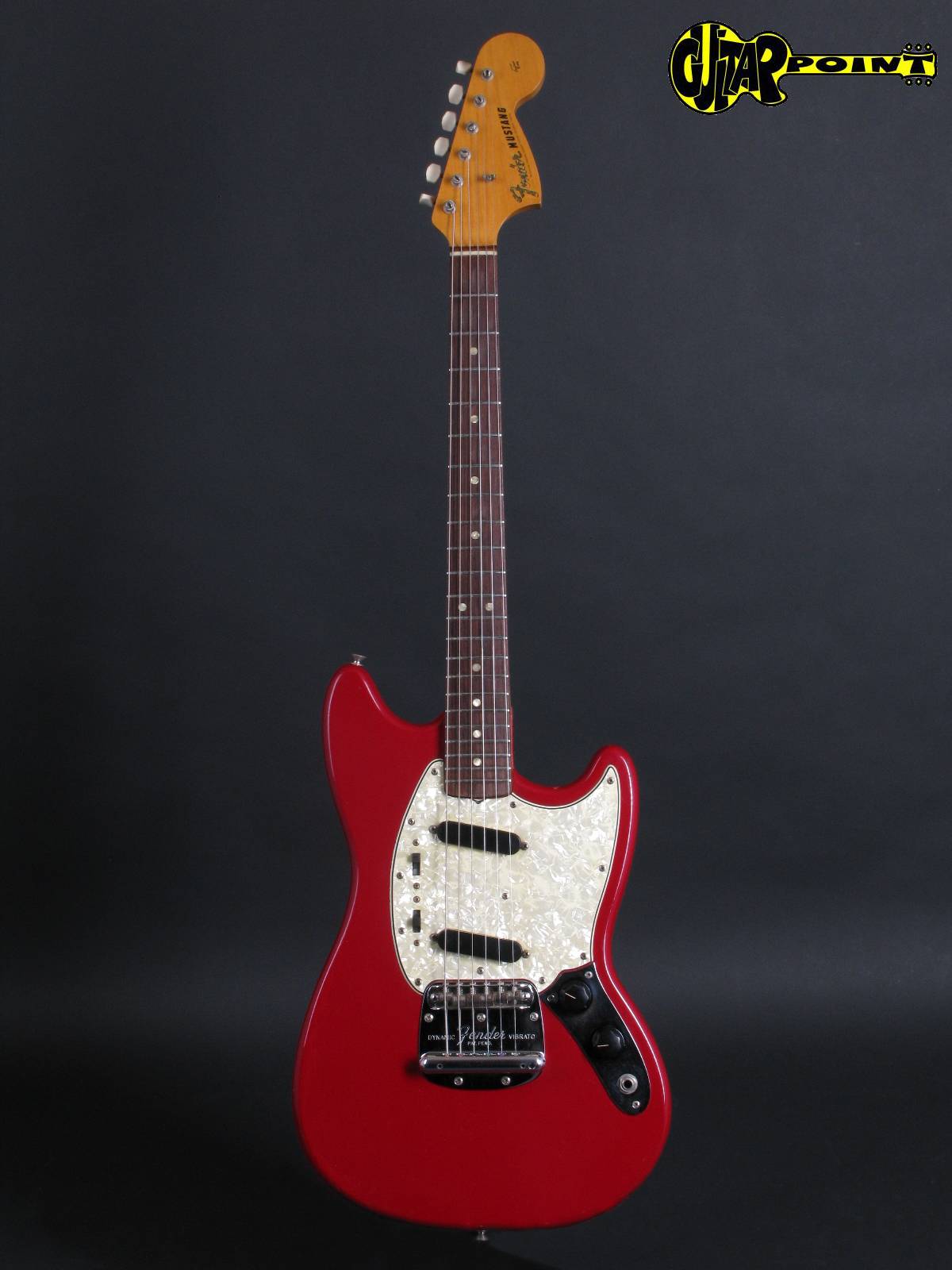 1966 Fender Mustang – Dakota Red – GuitarPoint