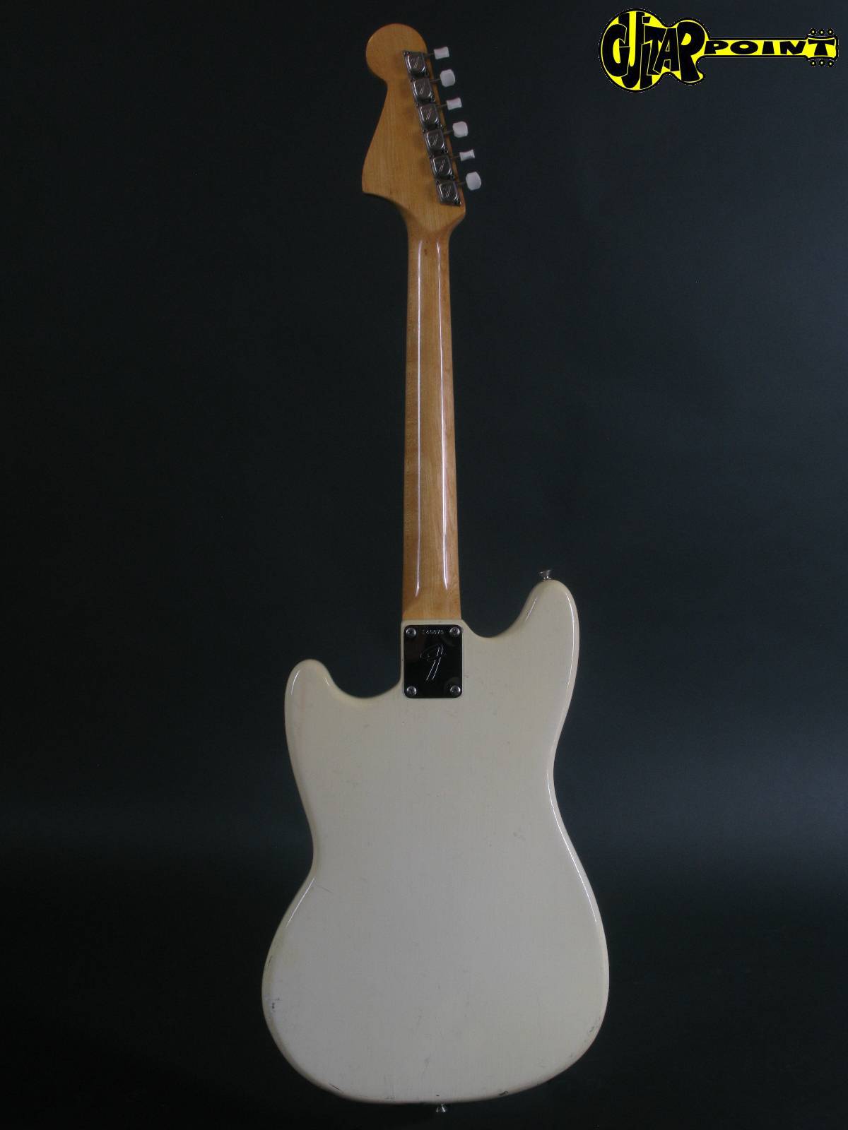 1966 Fender Mustang – Olympic White – GuitarPoint