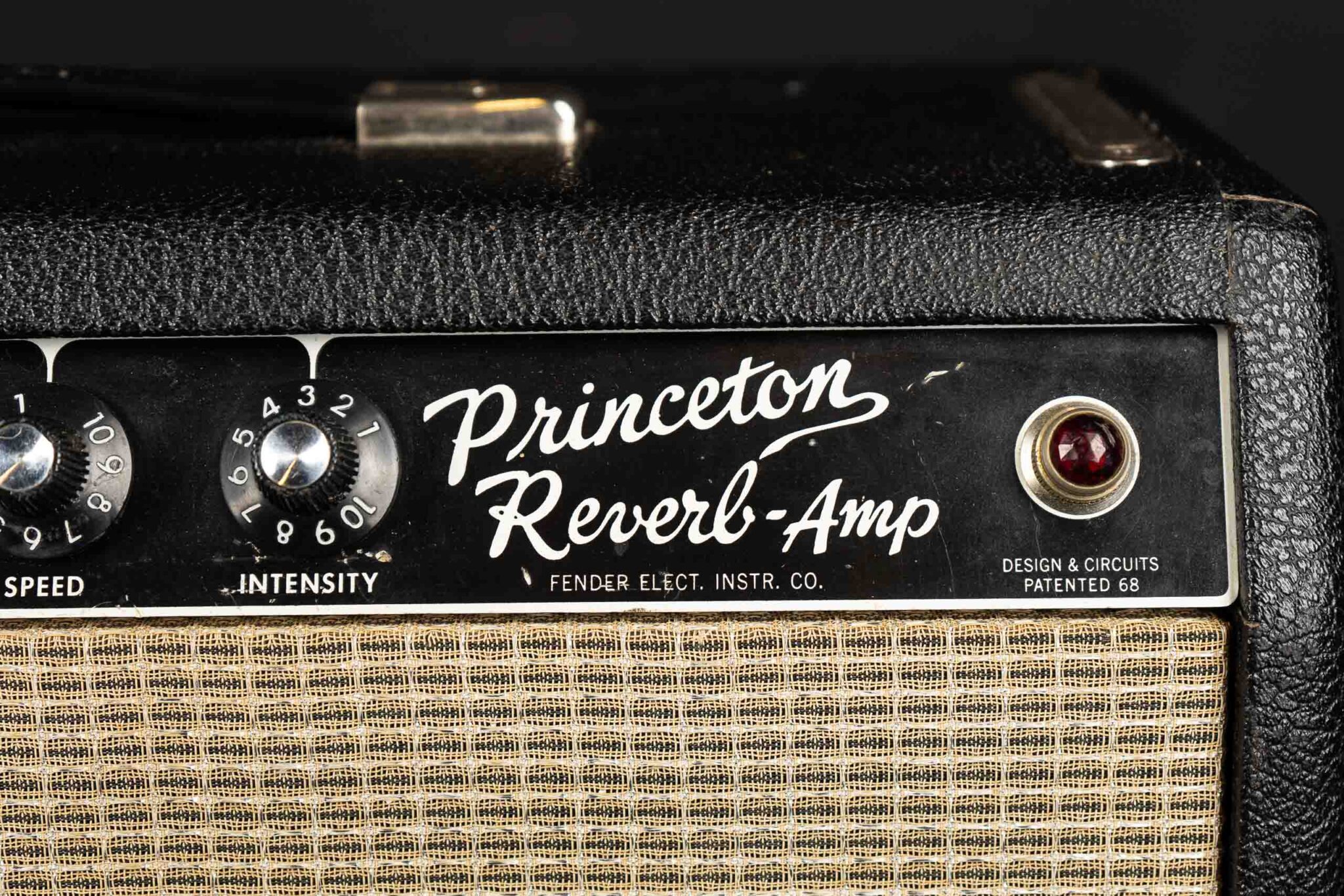 1966 Fender Princeton Reverb – Black – GuitarPoint