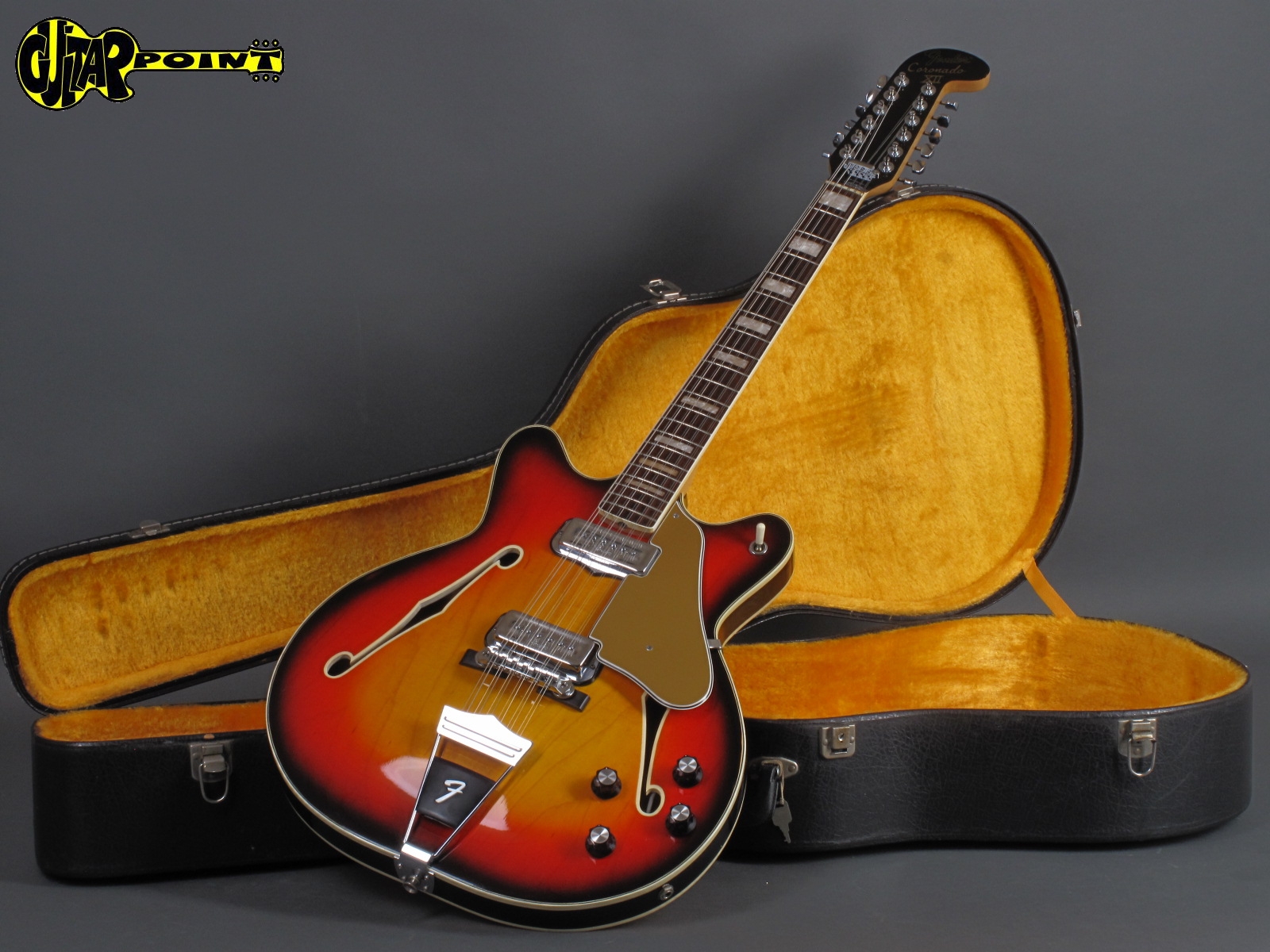 1967 Fender Coronado II / 12-string – Sunburst – GuitarPoint