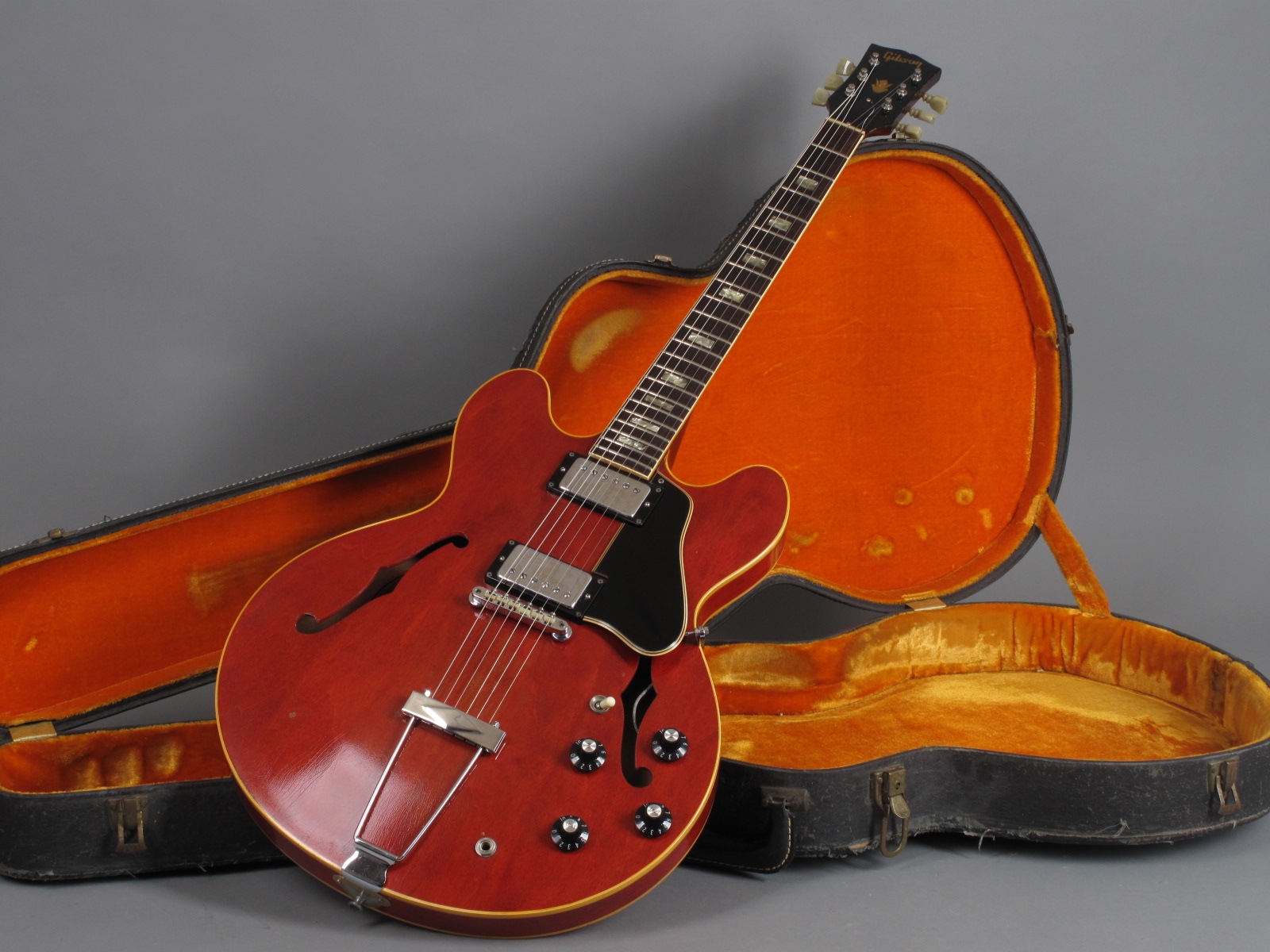 その他 Sea of Red p706p5g Vintage 1967 Gibson ES-355 TDC Mono Electric Guitar Cherry