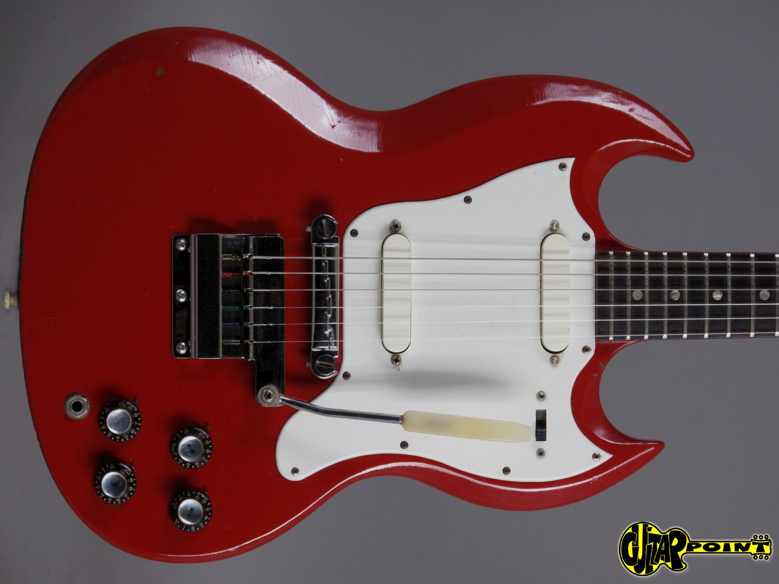 red gibson melody maker