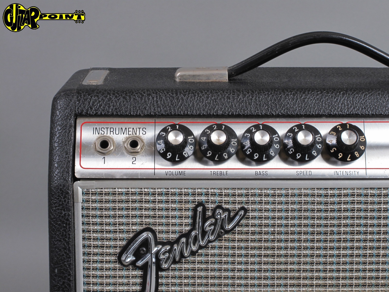 1968 Fender Bronco (Vibro Champ) – Tube-Amp …Alu-trim ! – GuitarPoint