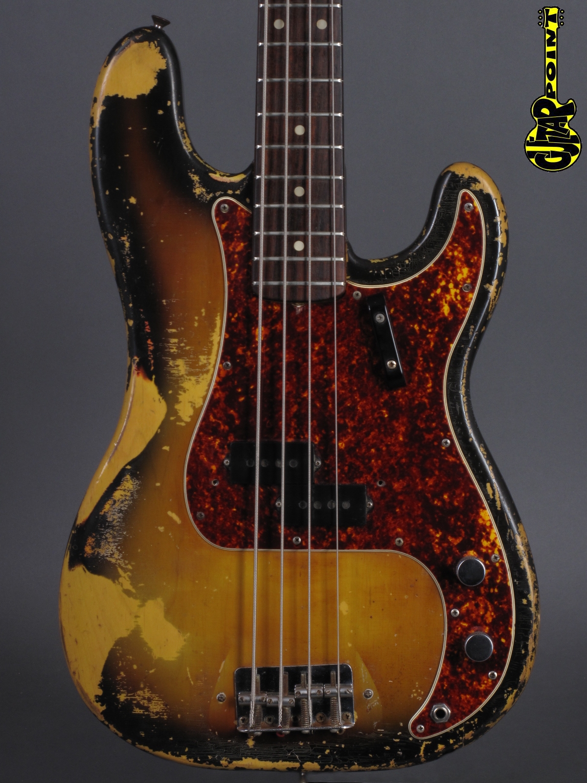 Entanglement lost heart evening 1968 Fender Precision Bass - 3-tone Sunburst - GuitarPoint