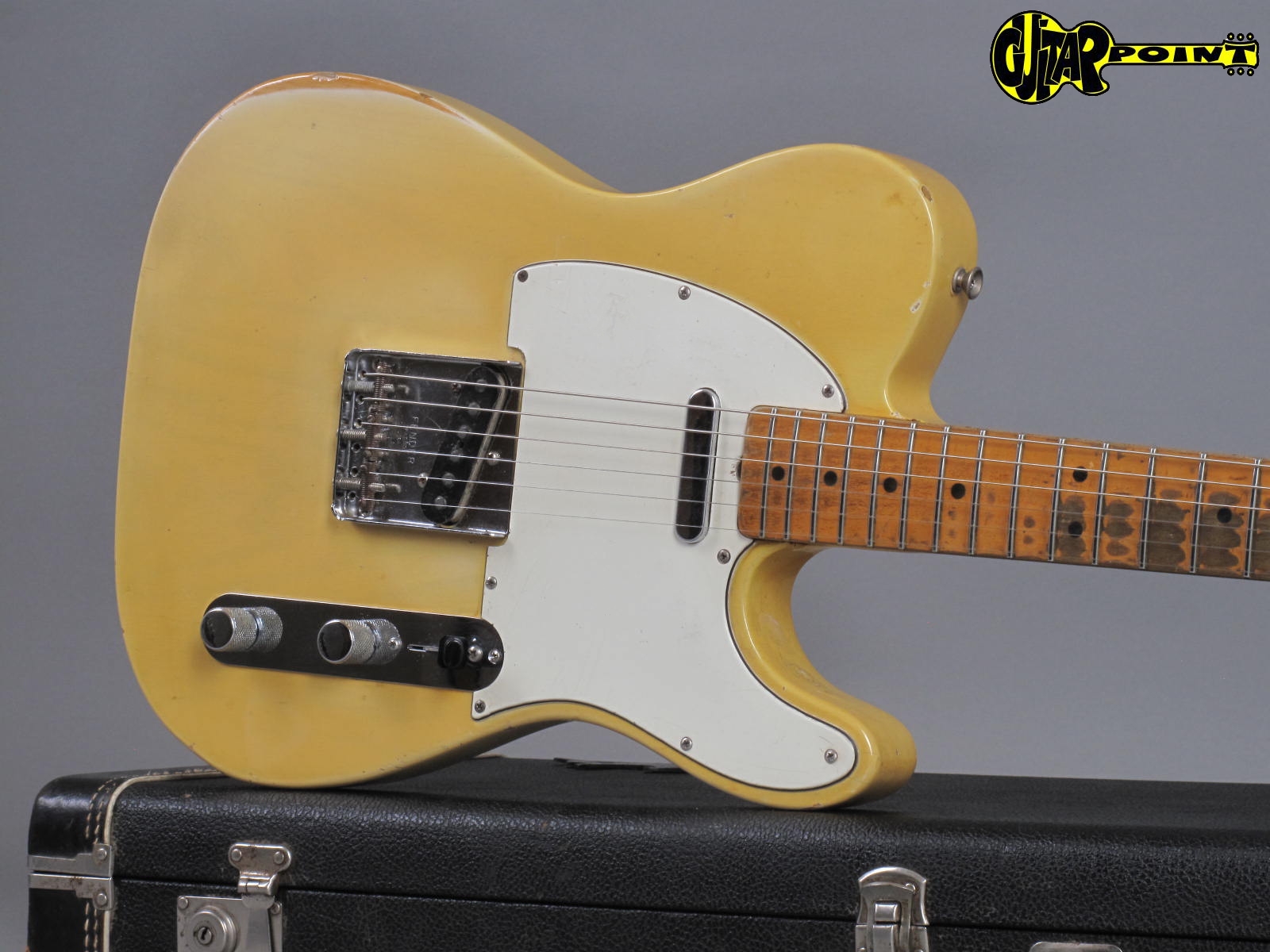 maple cap neck telecaster