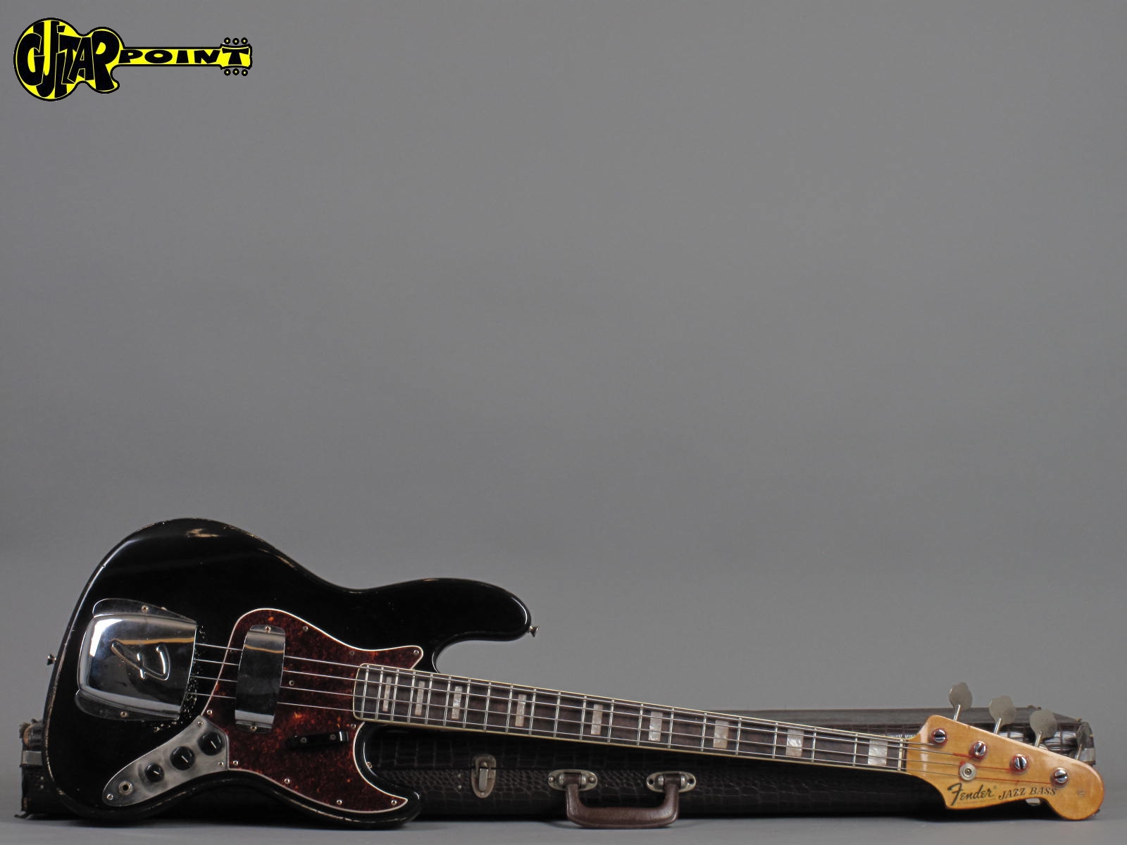 fender jazz bass black block inlays