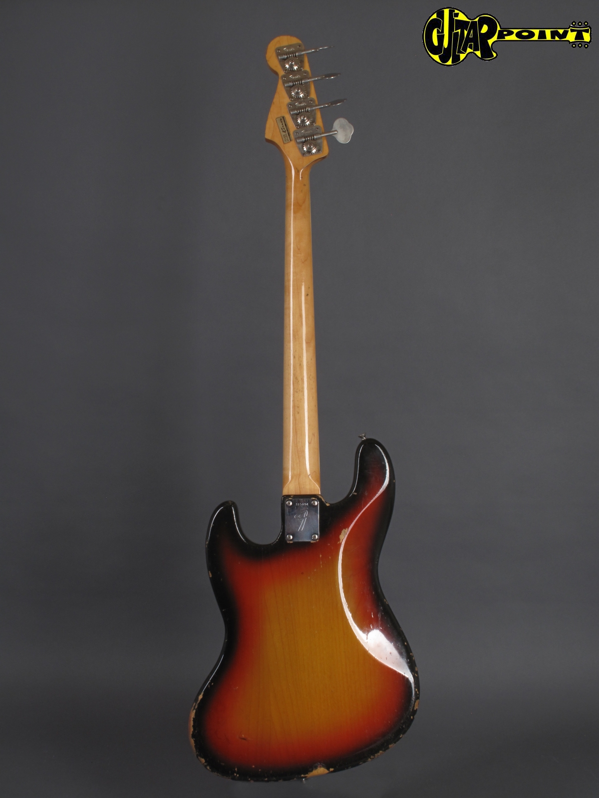 ベース Fender Jazz Base 1971 Vintage Sunburst Fender Jazz Bass Solid Body Electric Bass Guitar (1971