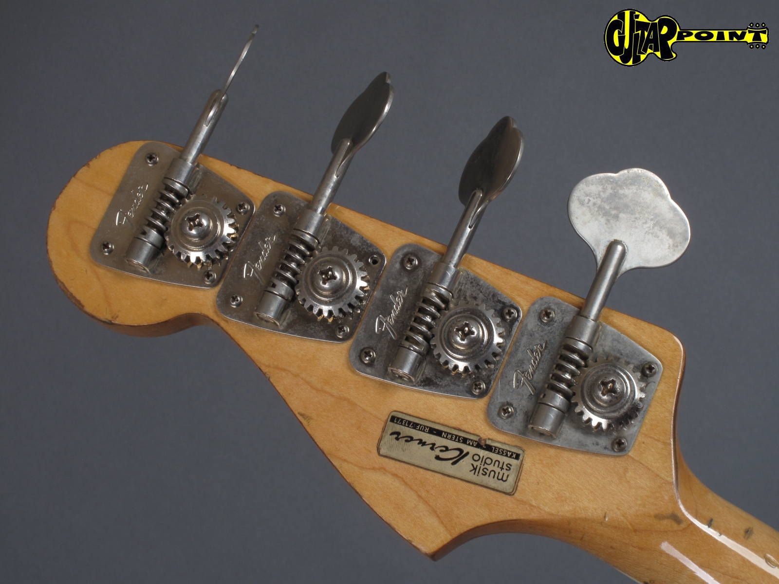 ベース Fender Jazz Base 1971 Vintage Sunburst 1971 Fender Jazz Bass | The Guitar Broker