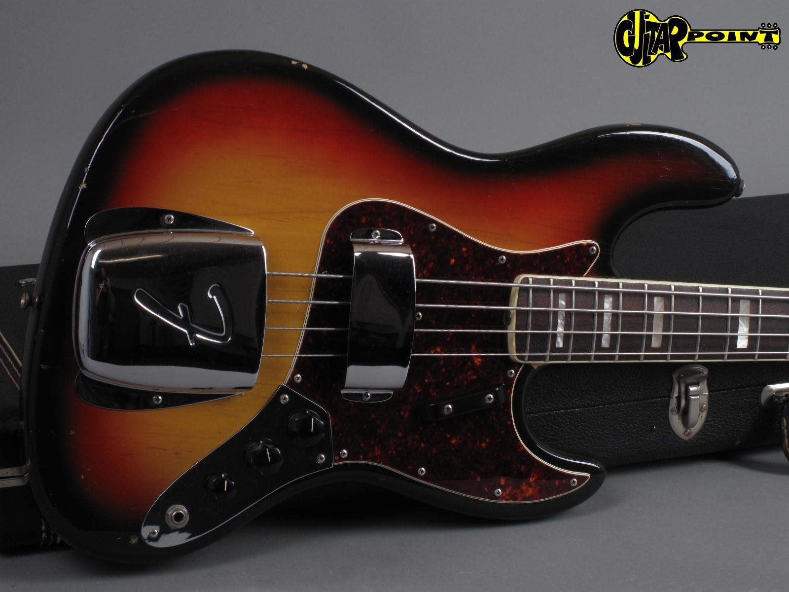 1971 Fender Jazz Bass 3t Sunburst Guitarpoint