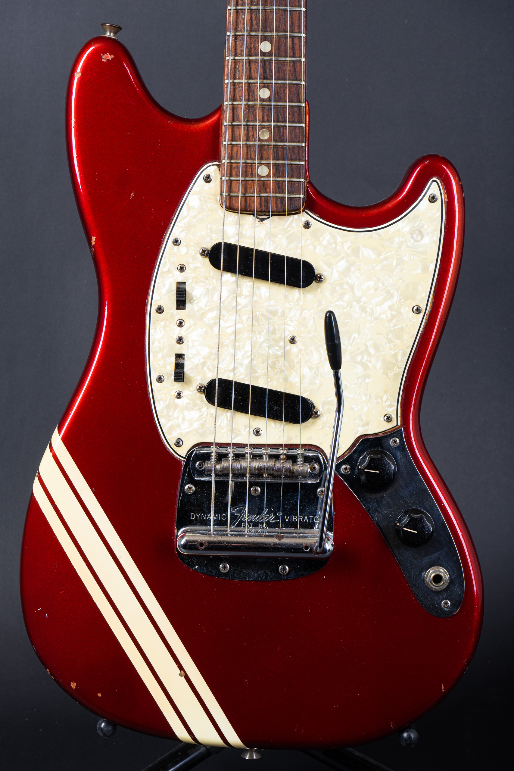 ギター 1971 Fender Mustang Competition Burgundy 1971 Fender Competition Mustang burgundy