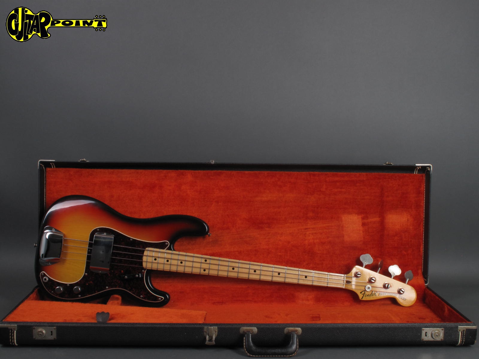 1971 Fender Precision Bass 3t Sunburst Guitarpoint