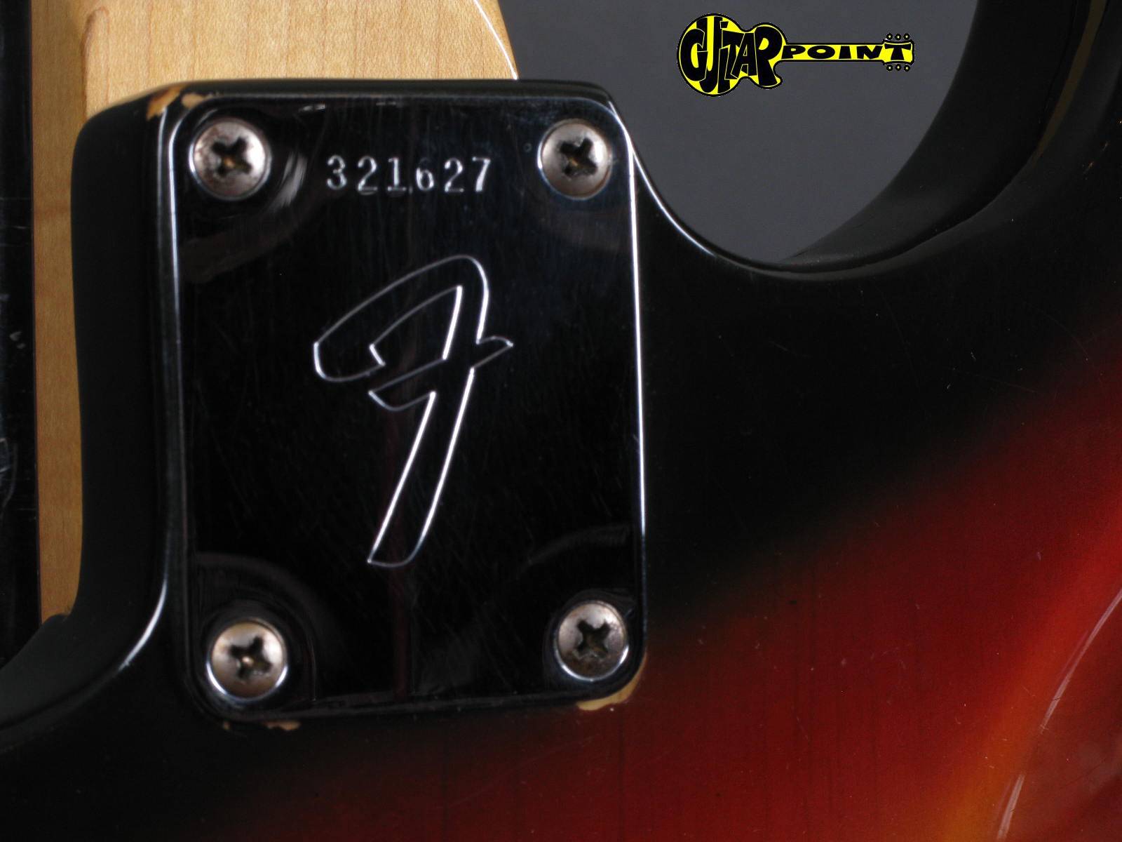 1971 Fender Stratocaster 3-Tone Sunburst – GuitarPoint