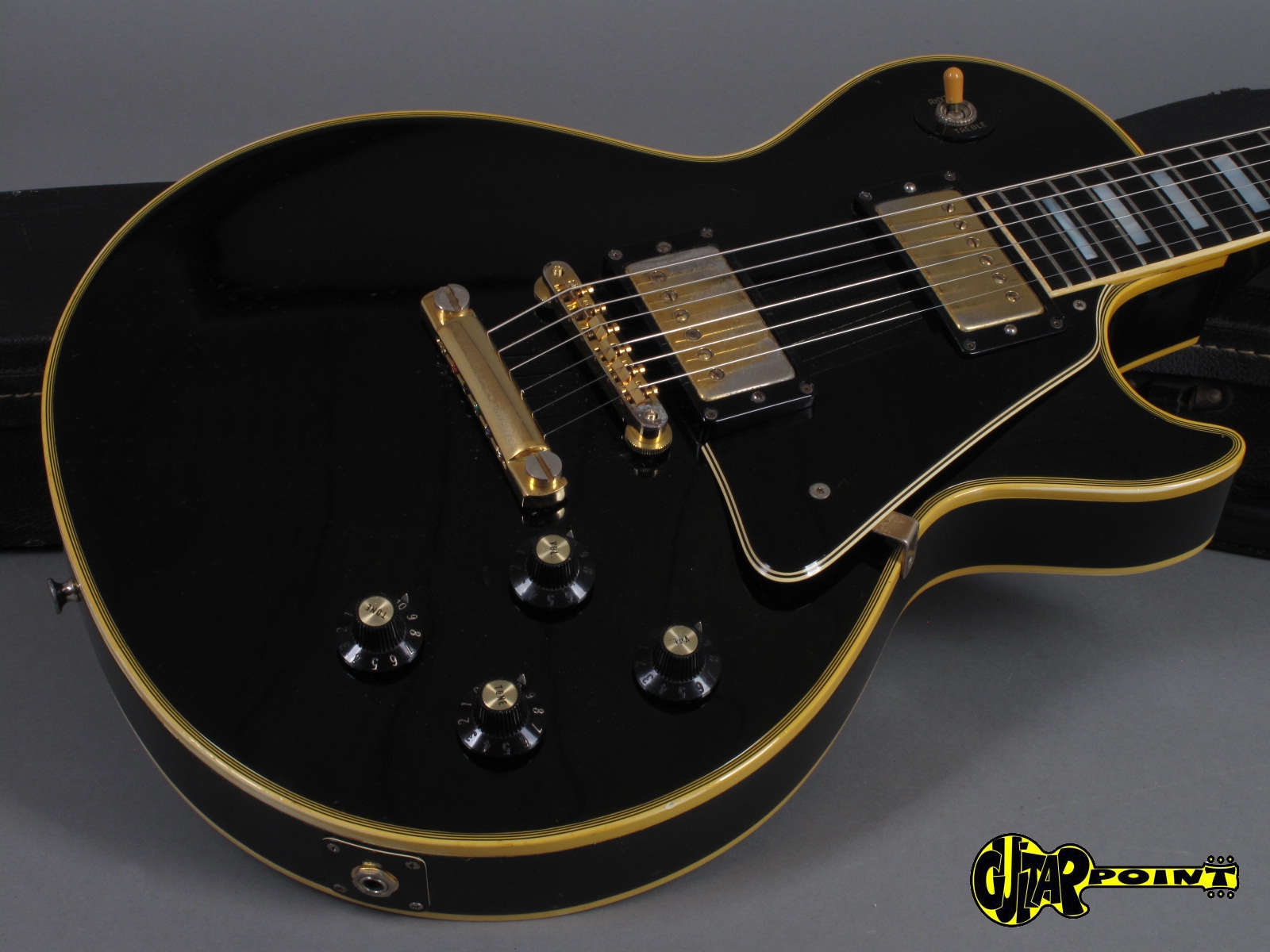 1971 Gibson Les Paul Custom - Ebony - GuitarPoint