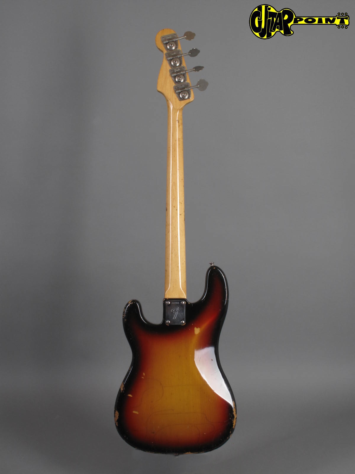 1972 Fender Precision Bass – 3-tone Sunburst – GuitarPoint