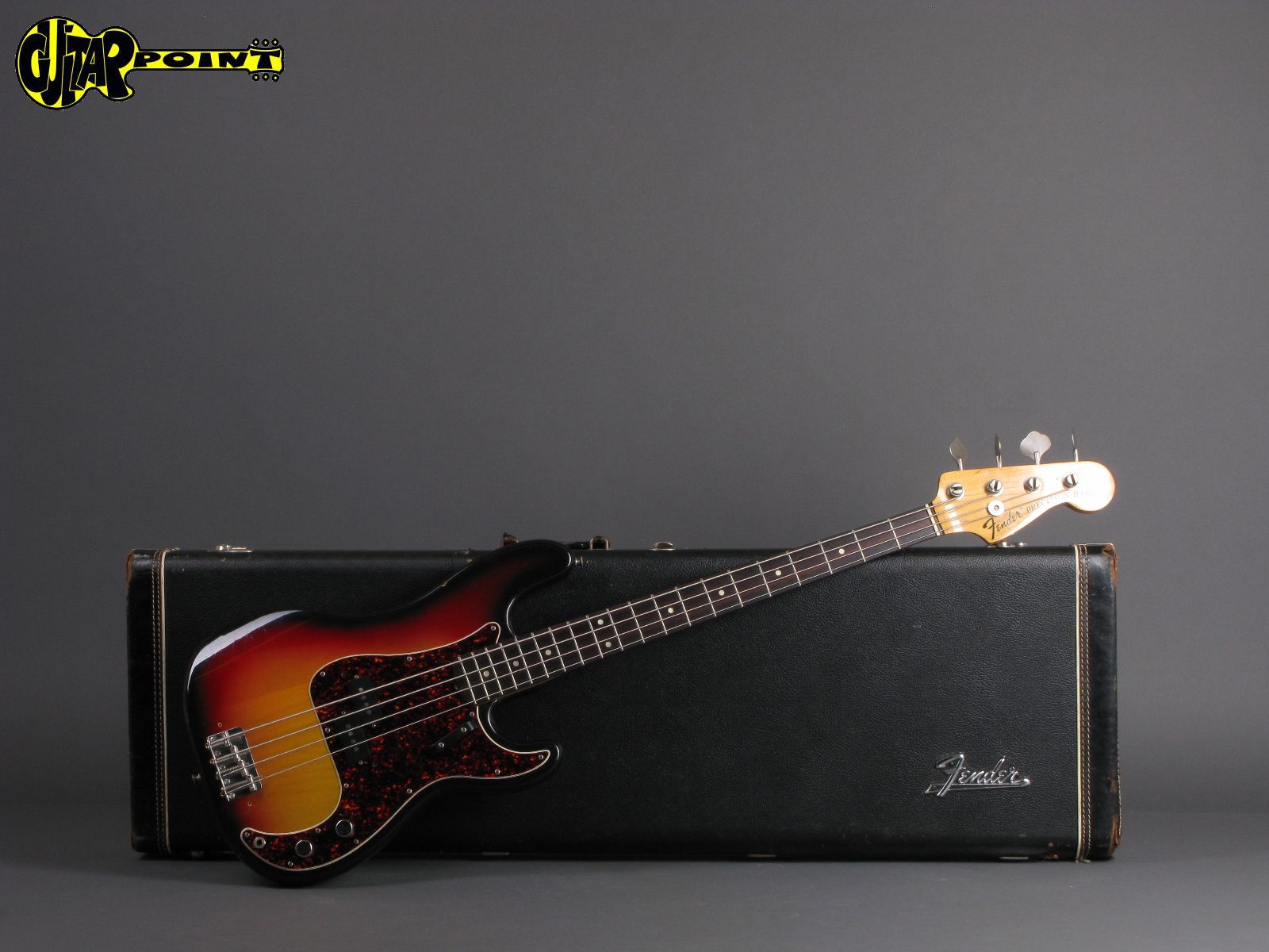 1972 Fender Precision Bass – 3t-Sunburst – GuitarPoint