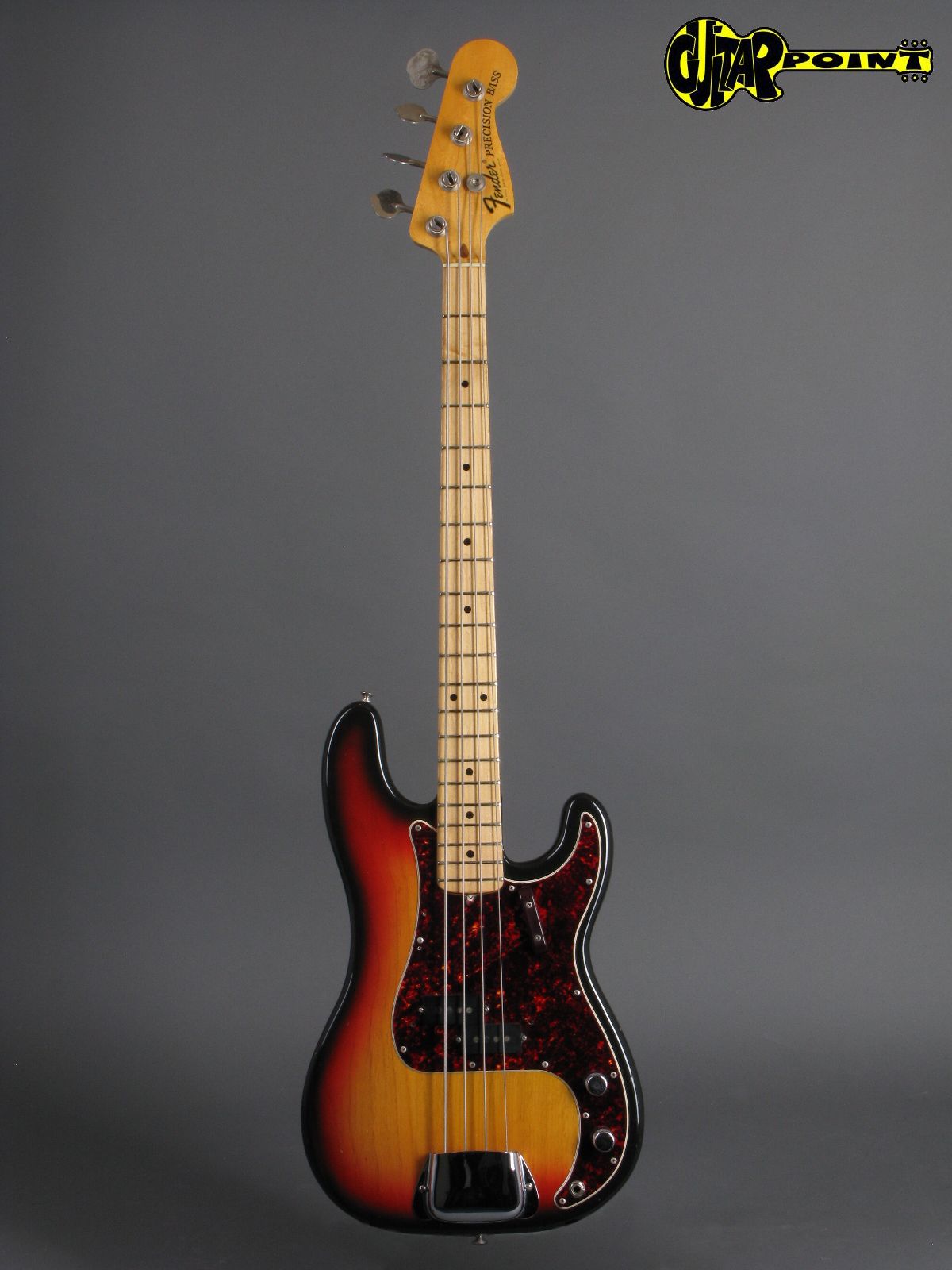 1972 Fender Precision Bass – 3t-Sunburst – GuitarPoint