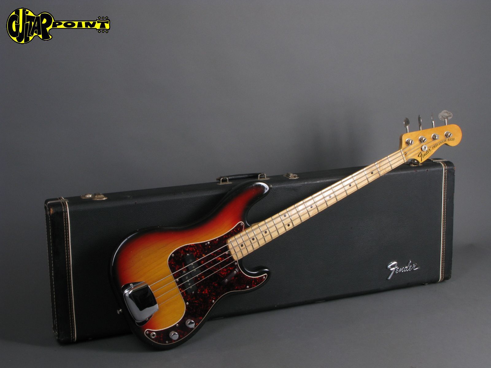 1972 Fender Precision Bass – 3t-Sunburst – GuitarPoint