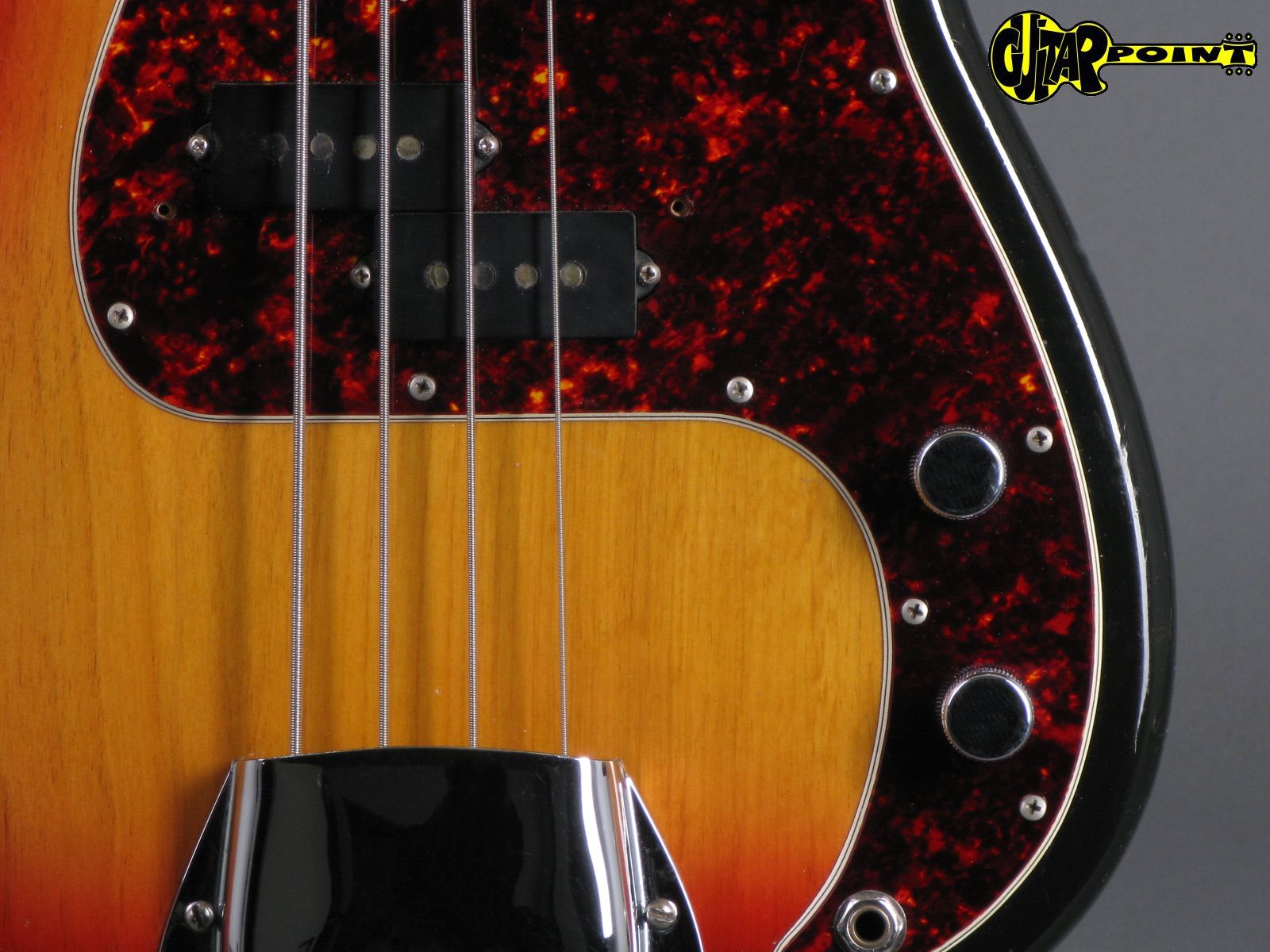 1972 Fender Precision Bass – 3t-Sunburst – GuitarPoint