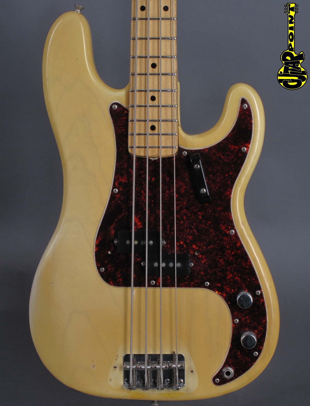 1972 Fender Precision Bass – Blond (White Ash) – GuitarPoint