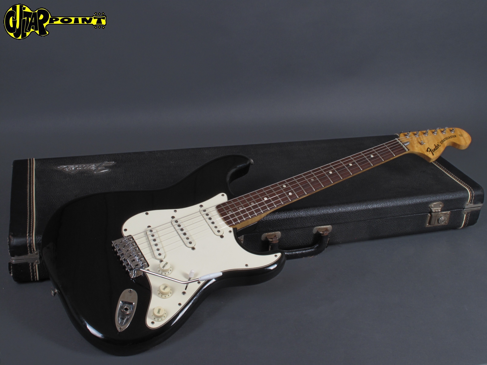 black fender stratocaster rosewood