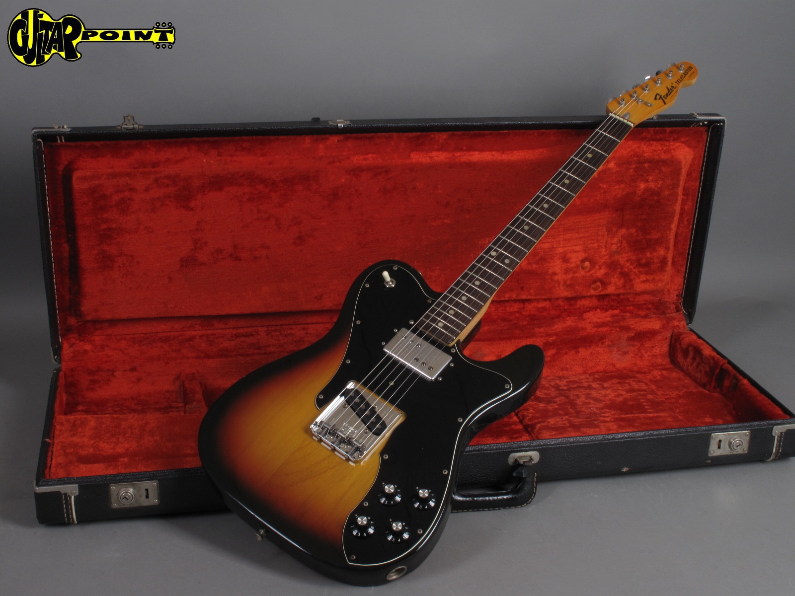 1972 Fender Telecaster Custom 3 Tone Sunburst Guitarpoint