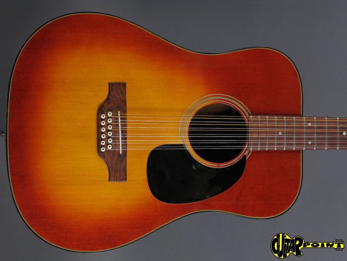 1972 Gibson B-45 12-string – Sunburst – GuitarPoint