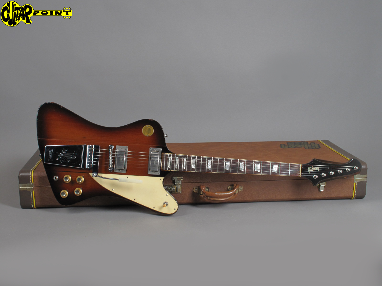 1972 Gibson Firebird V Medallion – Sunburst – GuitarPoint